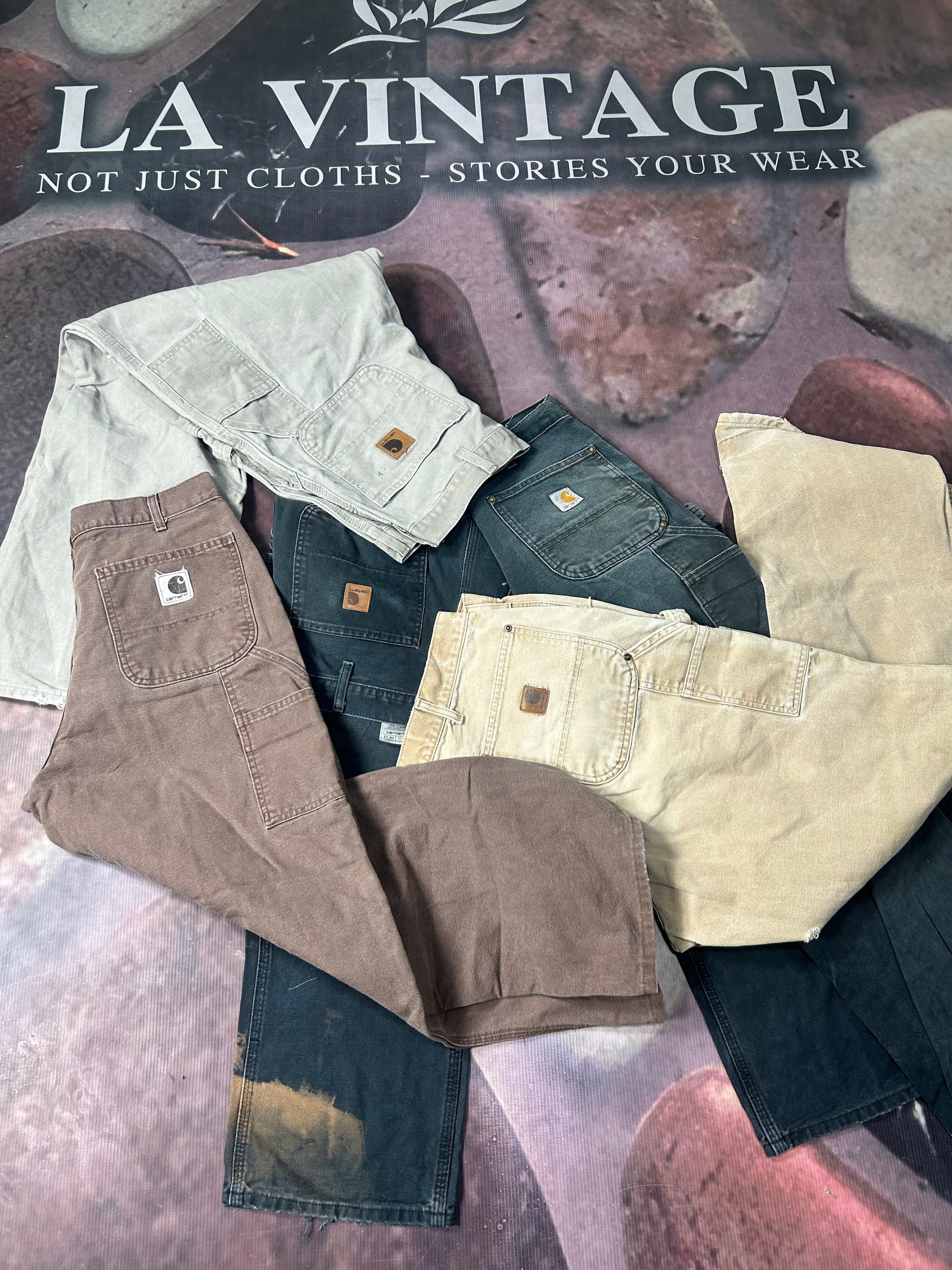 「Carhartt ダブルニージーンズ」