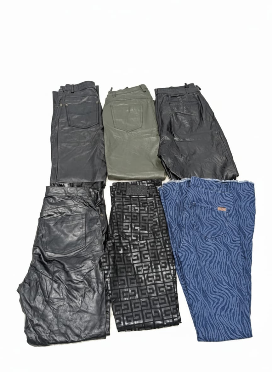 Yv63 Leder/einzigartige Hose