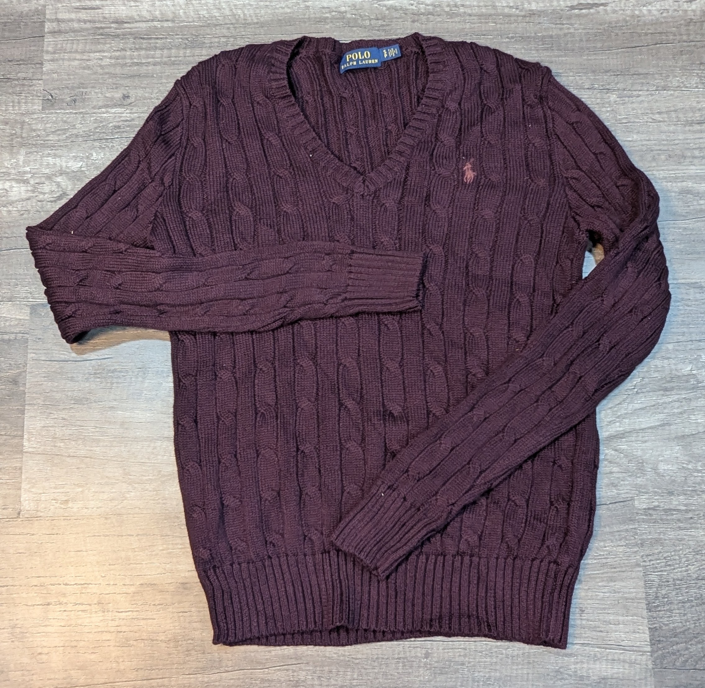 837 - Ralph Lauren ケーブル編み