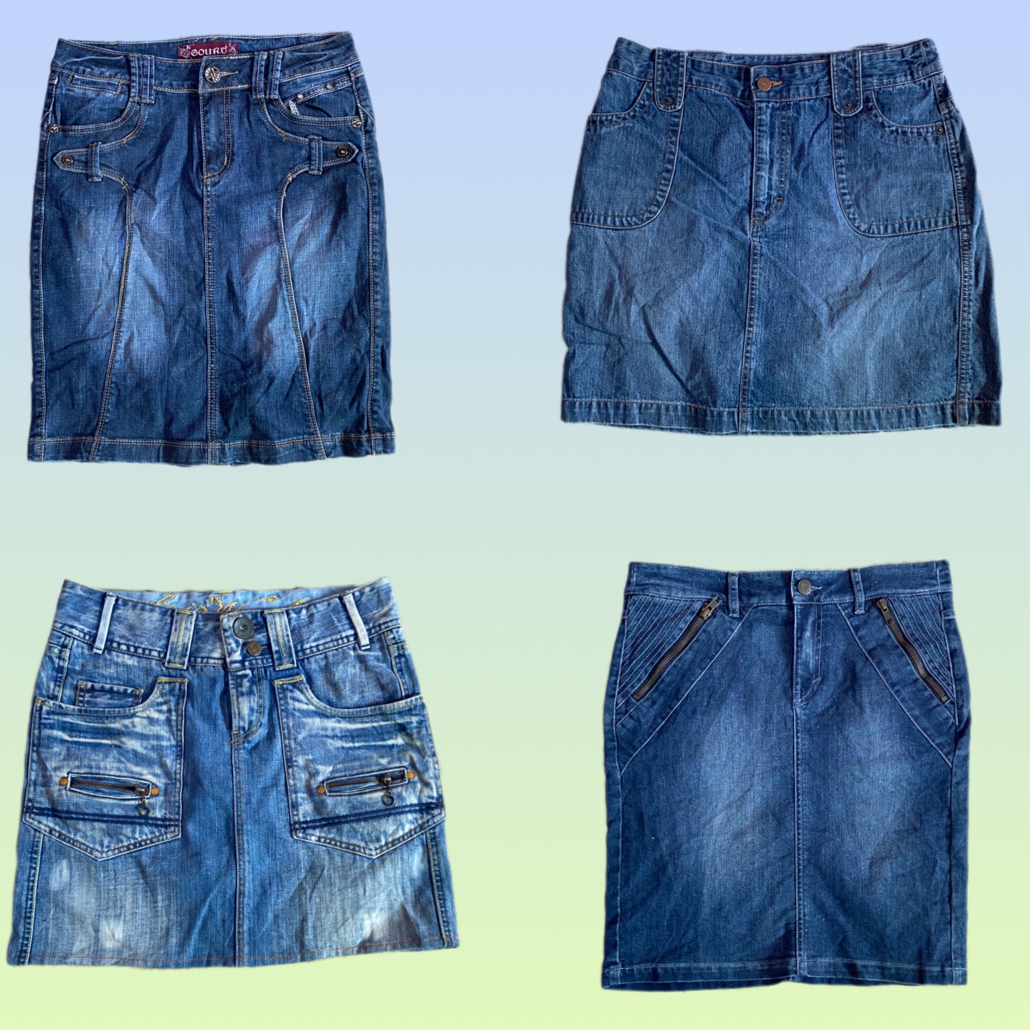 Y2K Denim Unique skirts (TS-1469)