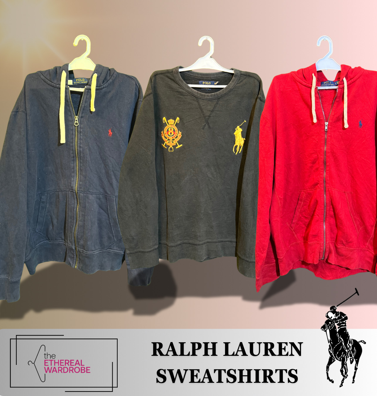 Ralph Lauren Sweatshirts including Big Pony