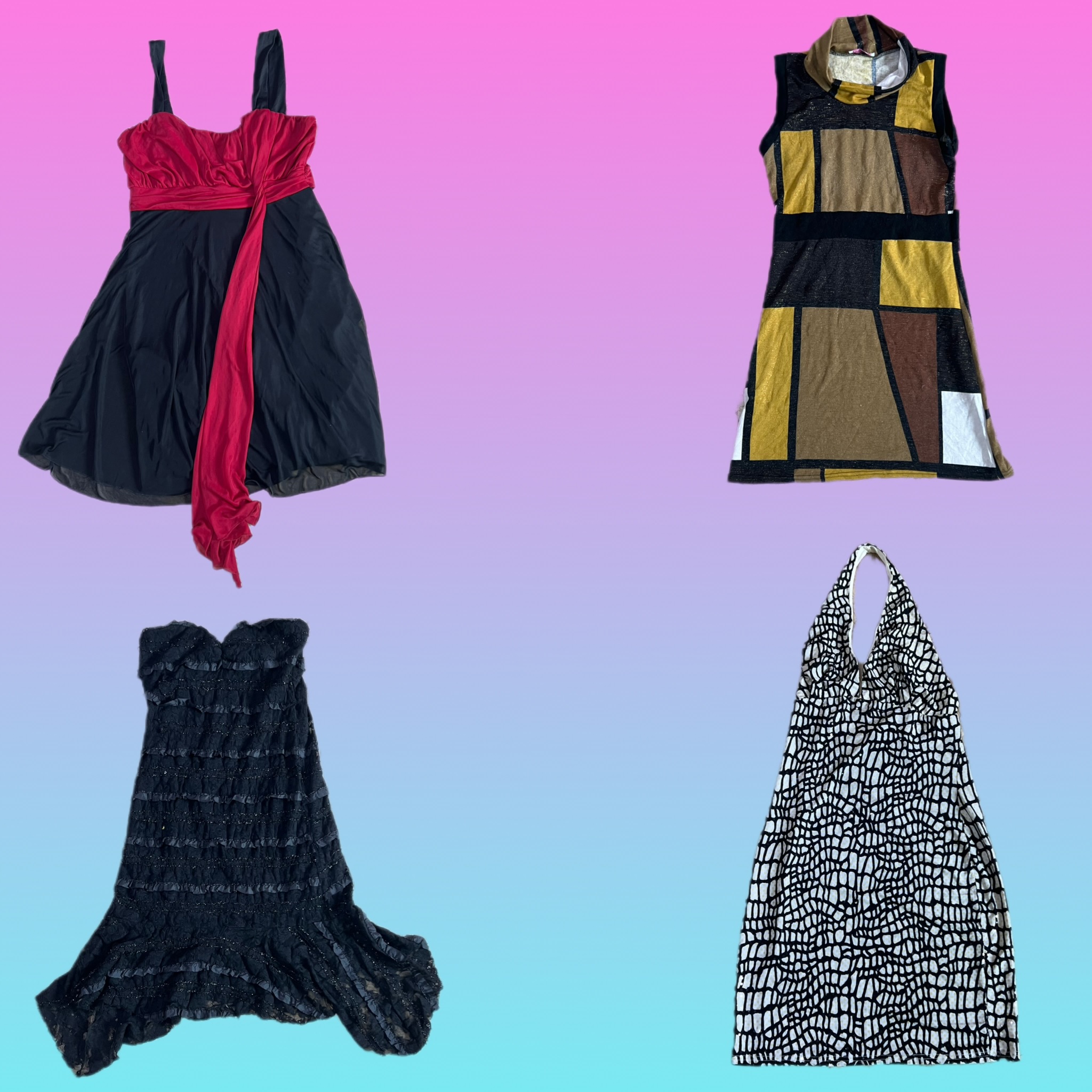 Y2K iconic midi dresses (TH-105)