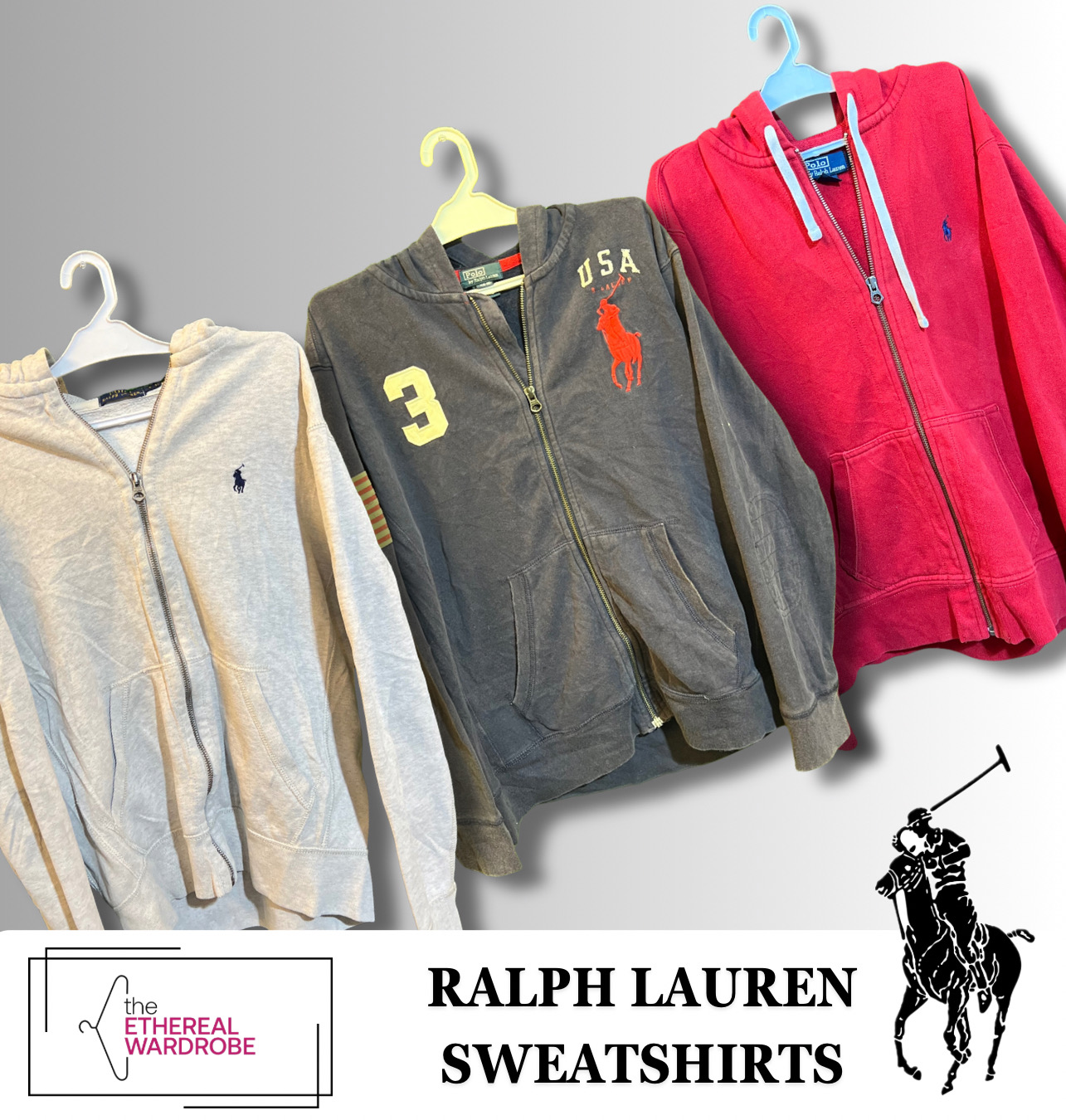 Ralph Lauren Sweatshirts including big pony