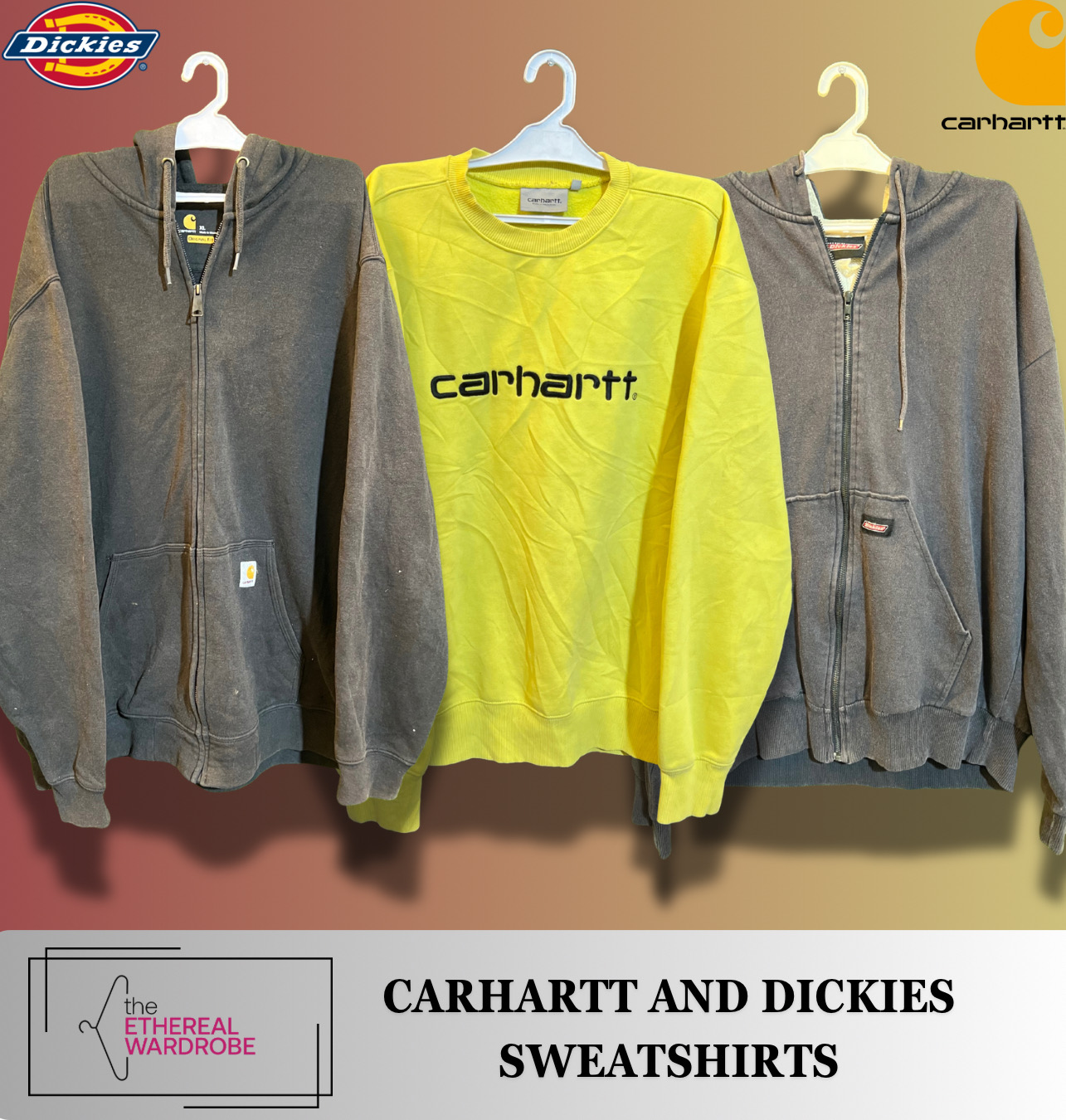 Felpe Carhartt e Dickies