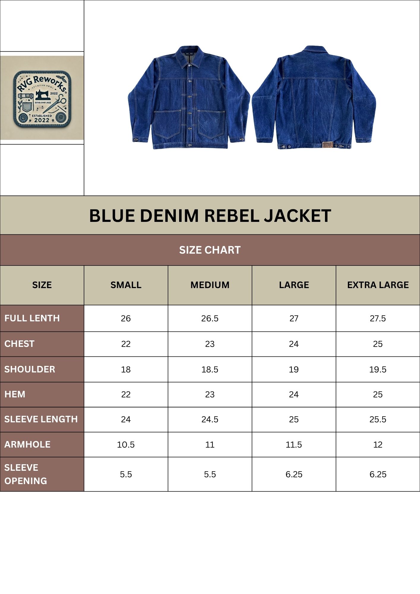 Veste Rabel en denim upcyclé