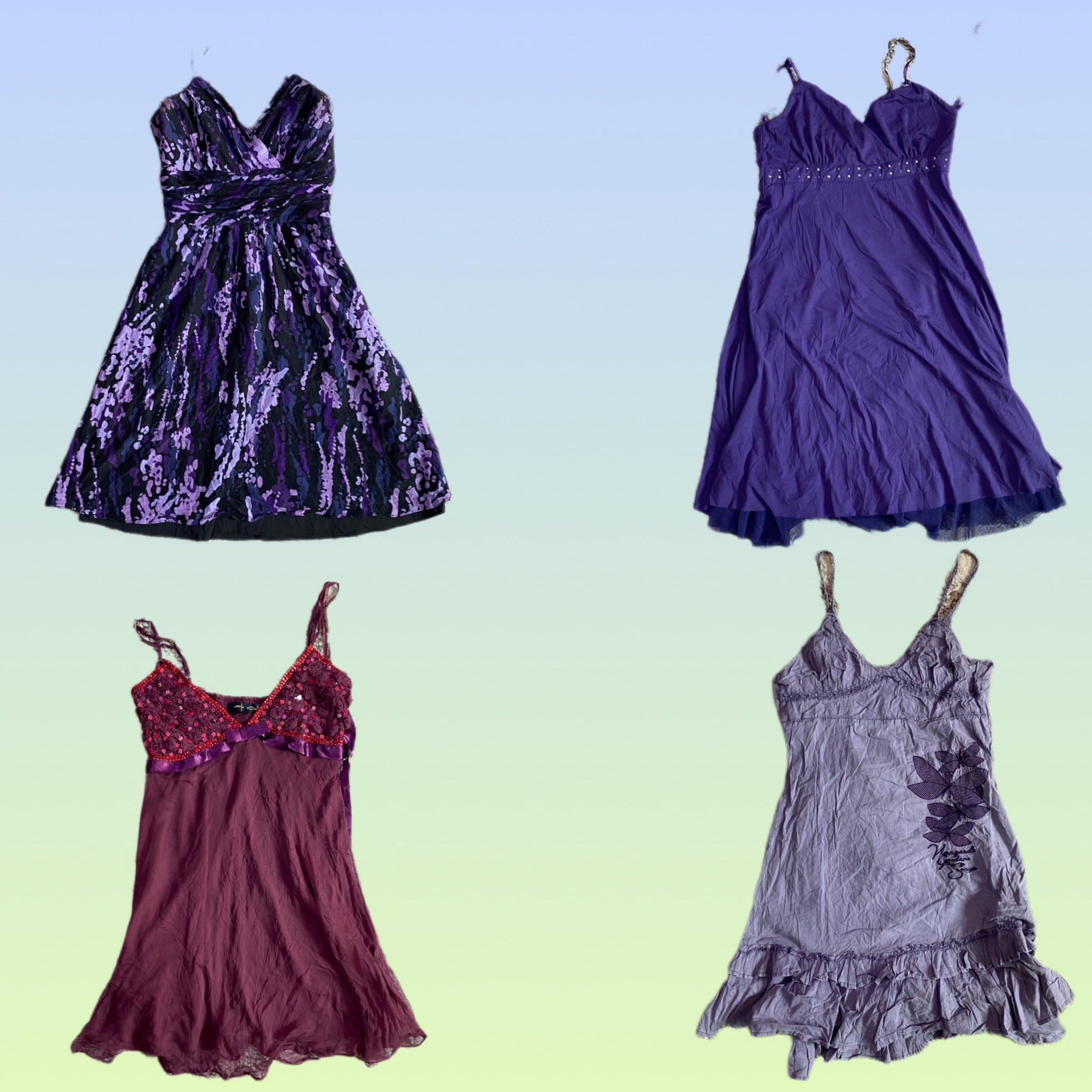 Robe violette Y2K (TS-1430)