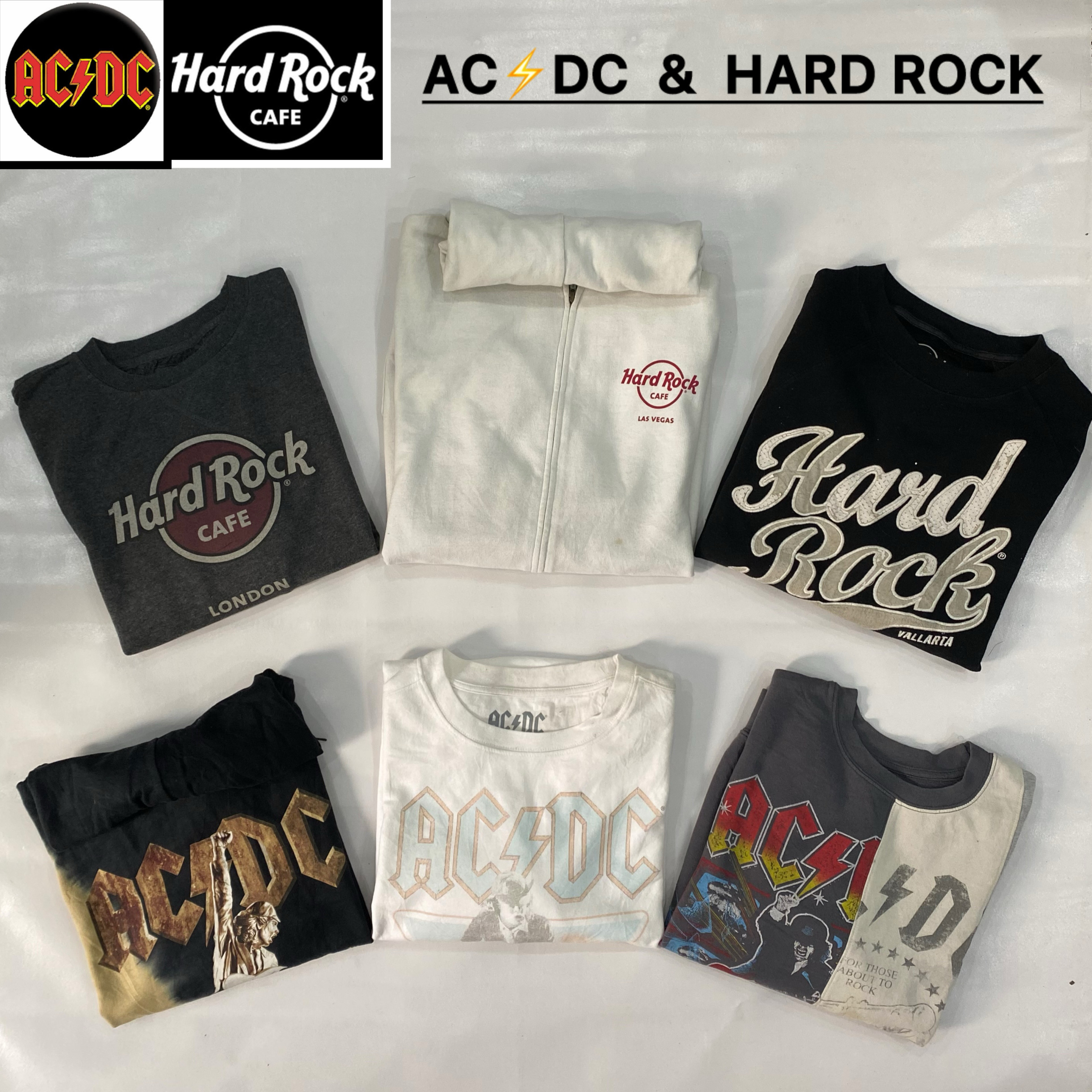 Branded Hard Rock And AC⚡️DC Sweatshirt