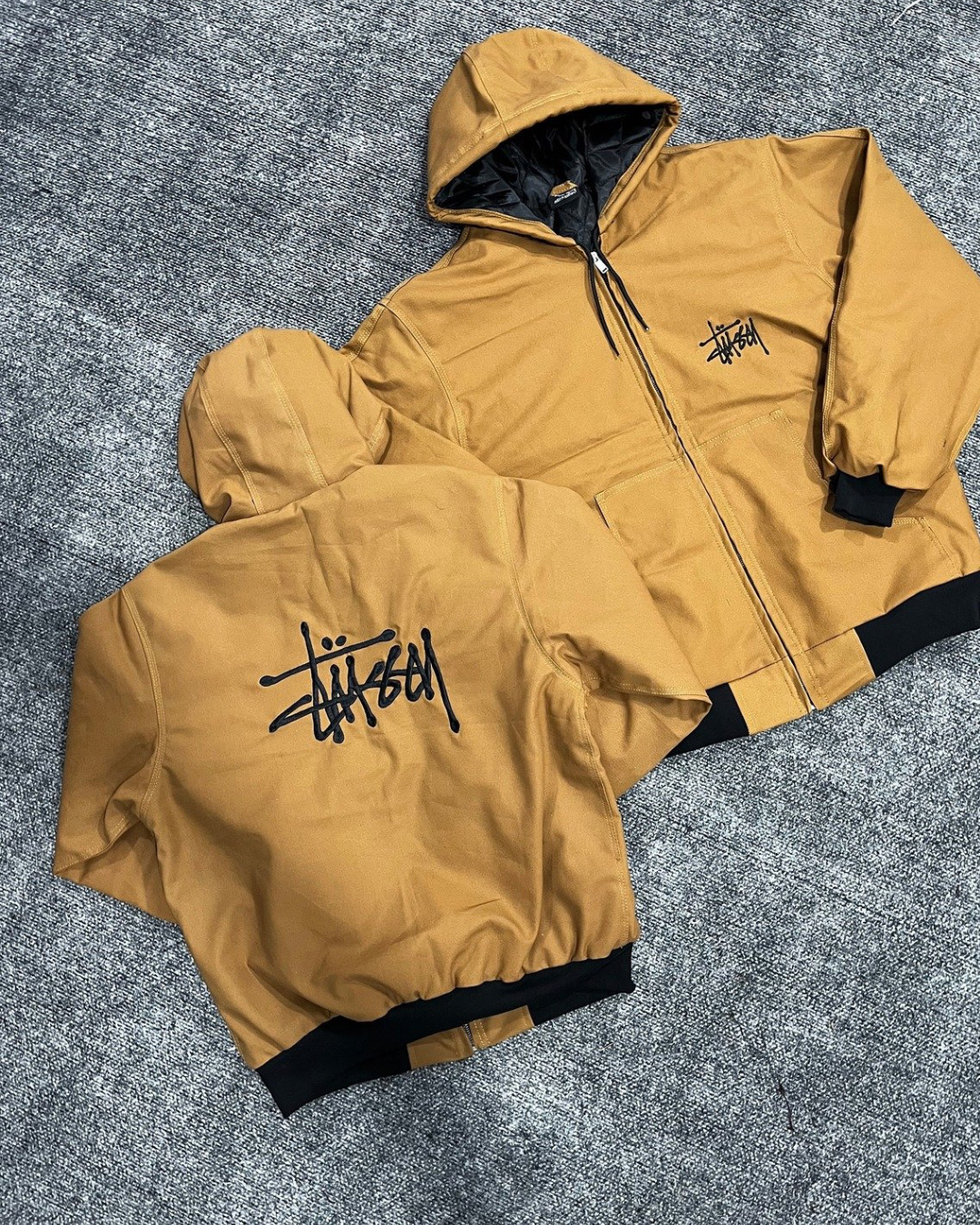 Stussy a retravaillé des vestes actives de couleur tan #14125