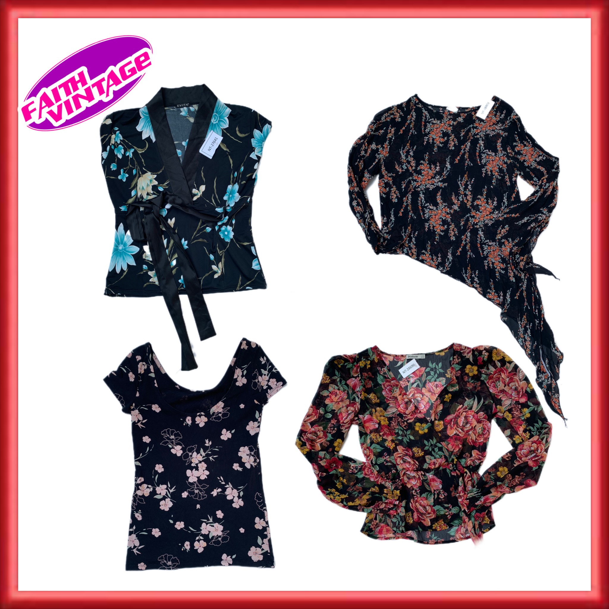 Floral Modern Tops Mix (FV-073)