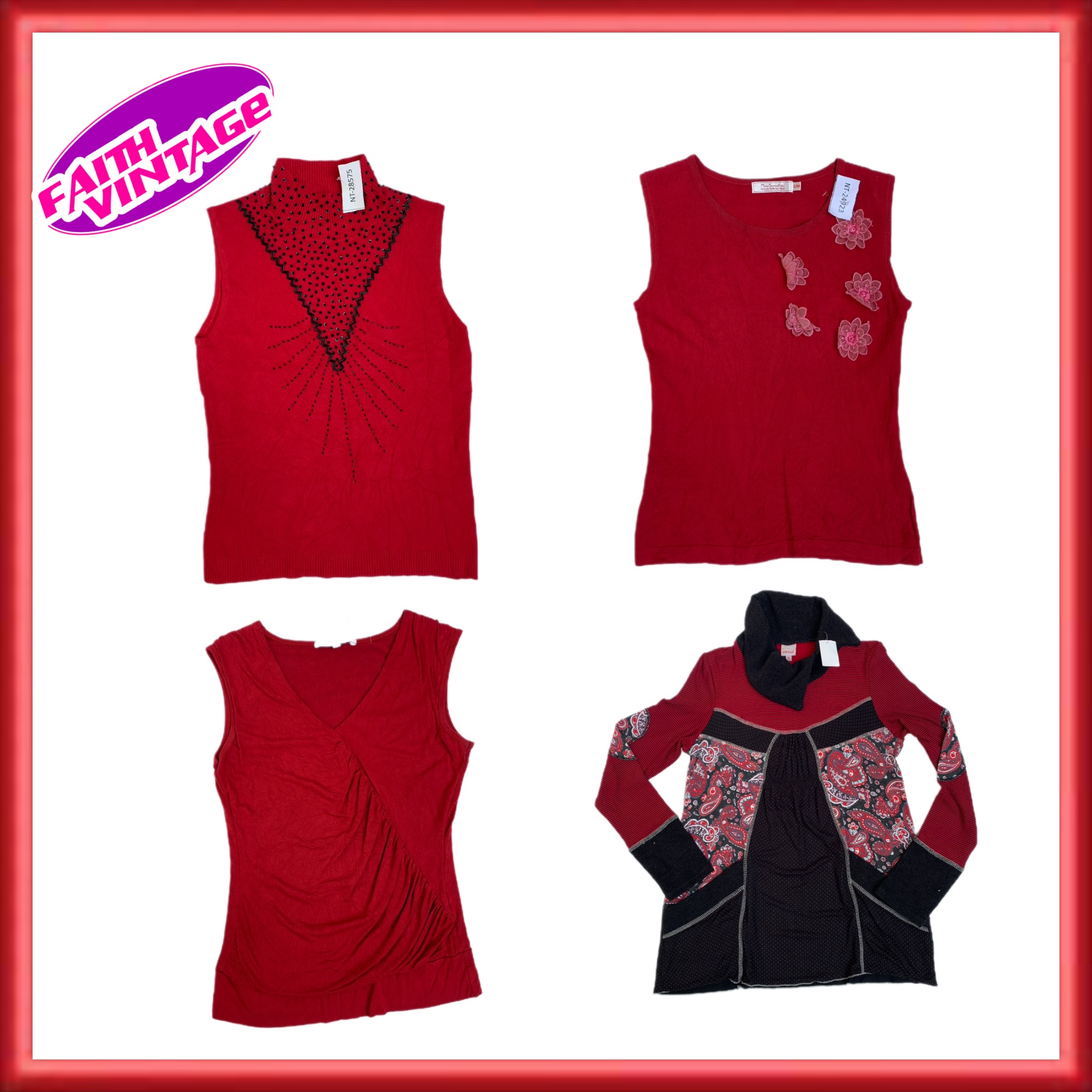 Gimme Red-Shades Of Red Tops Mix (FV-077)