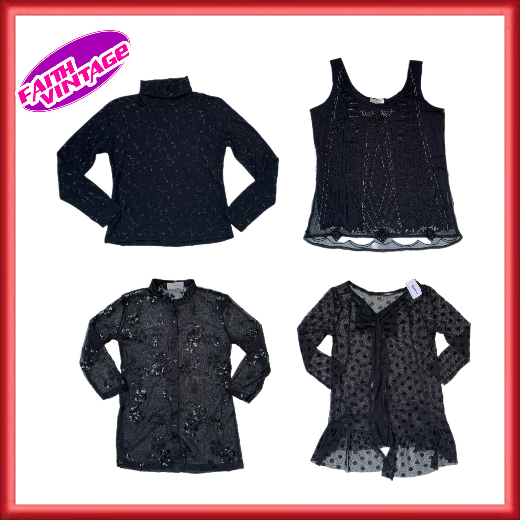 Tops noirs dans tous les styles