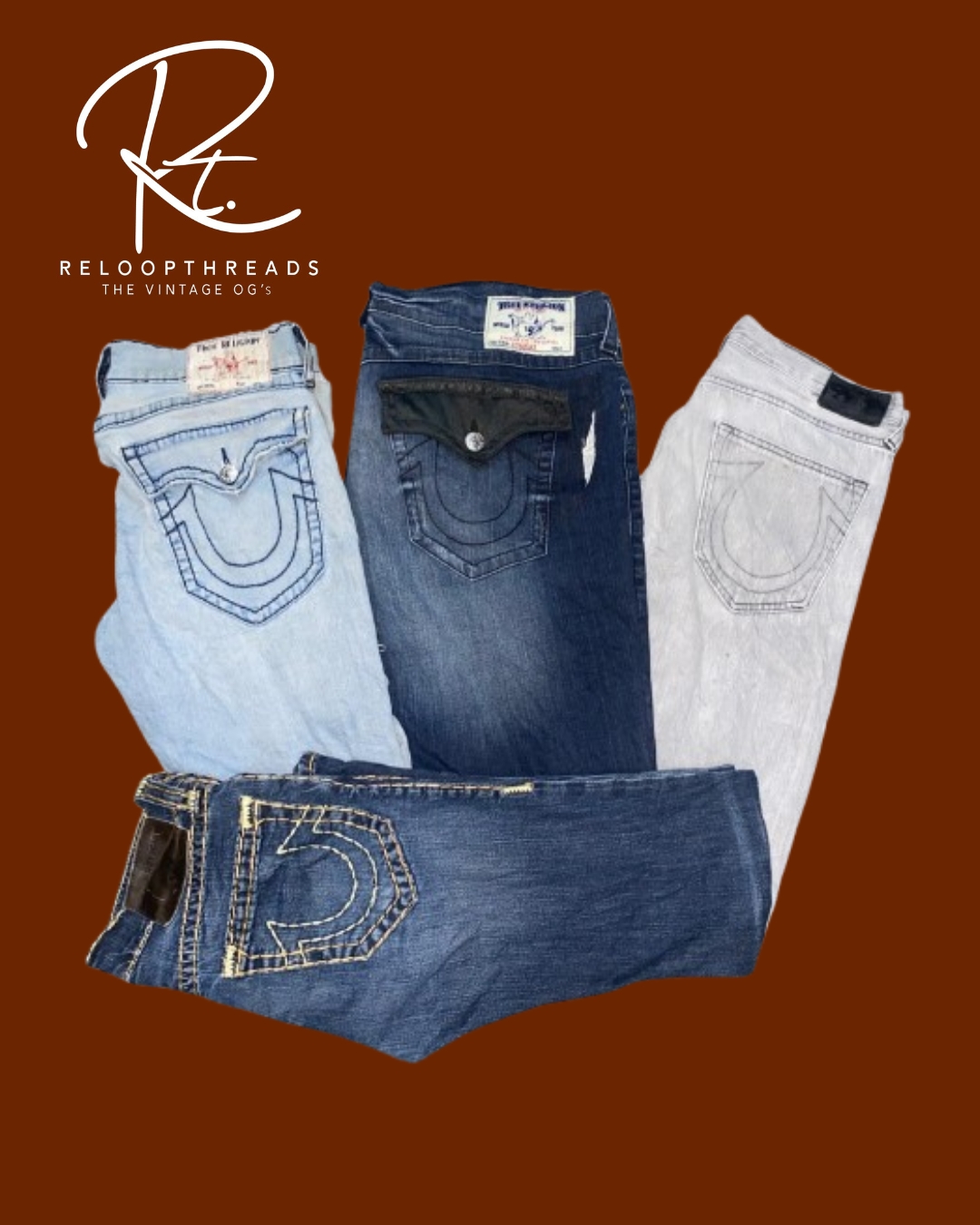 RT 1256 True Religion Men Mix Jeans