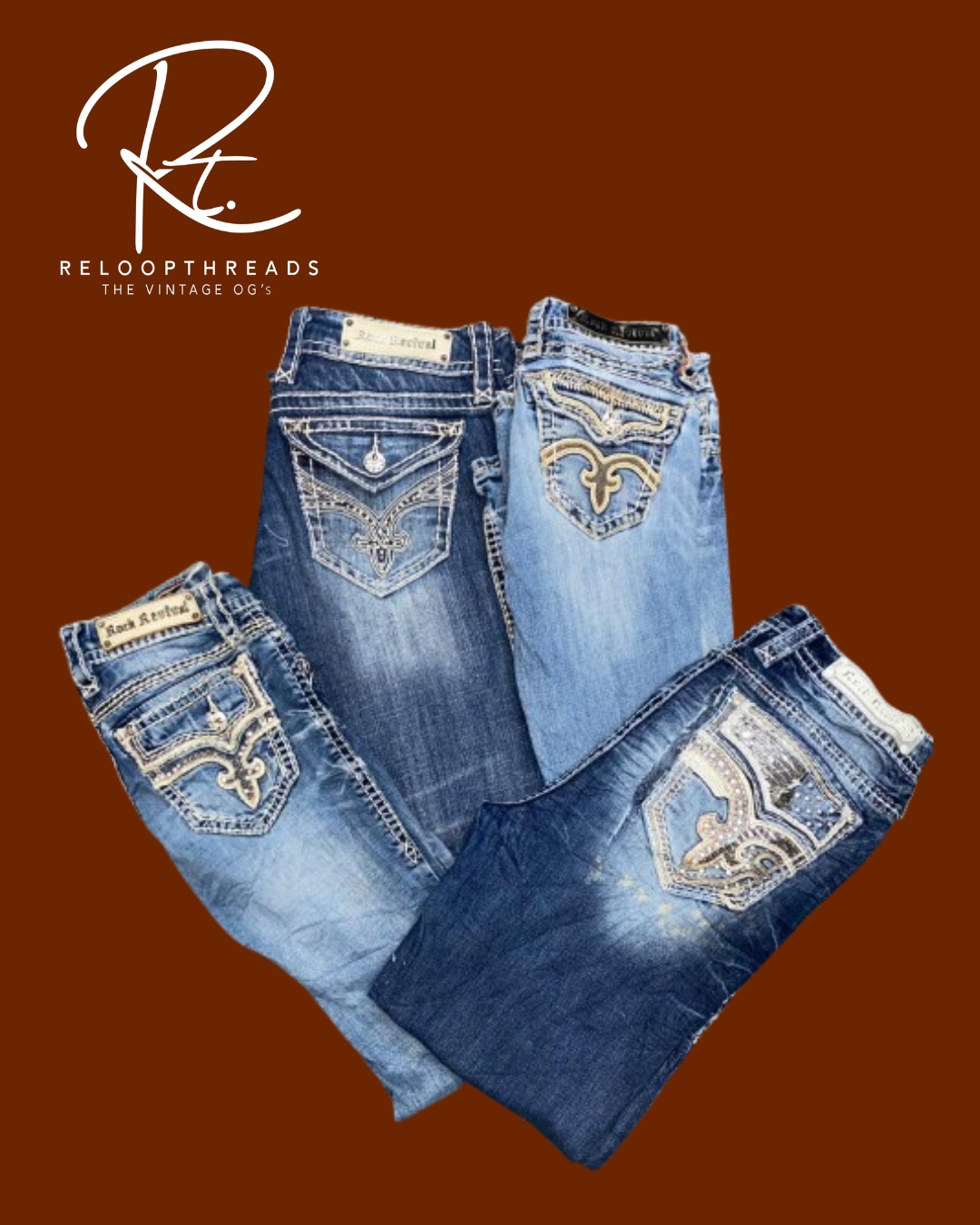 RT 1259 Rock Revival Mix Jeans