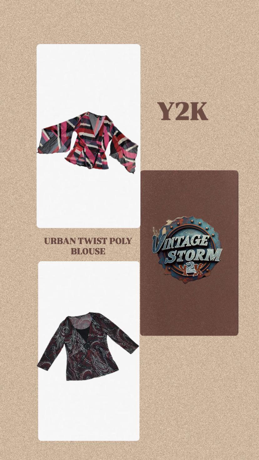 Blouse en poly Y2k Urban Twist