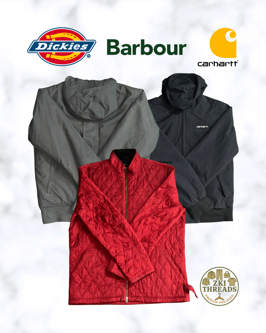 Carhartt Dickies Barbour Jacken (C15)