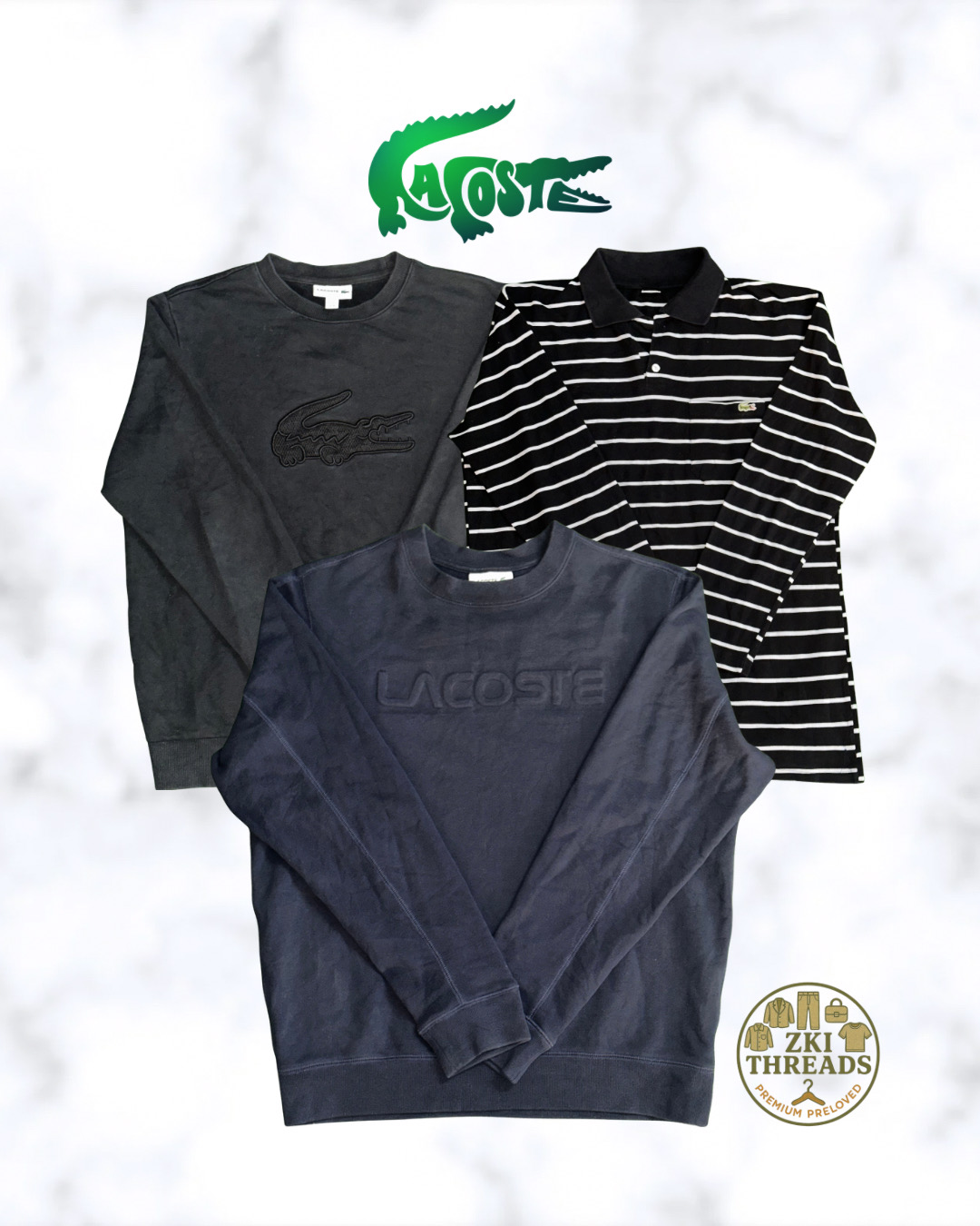 Lacoste Sweatshirts & Polo (E67)