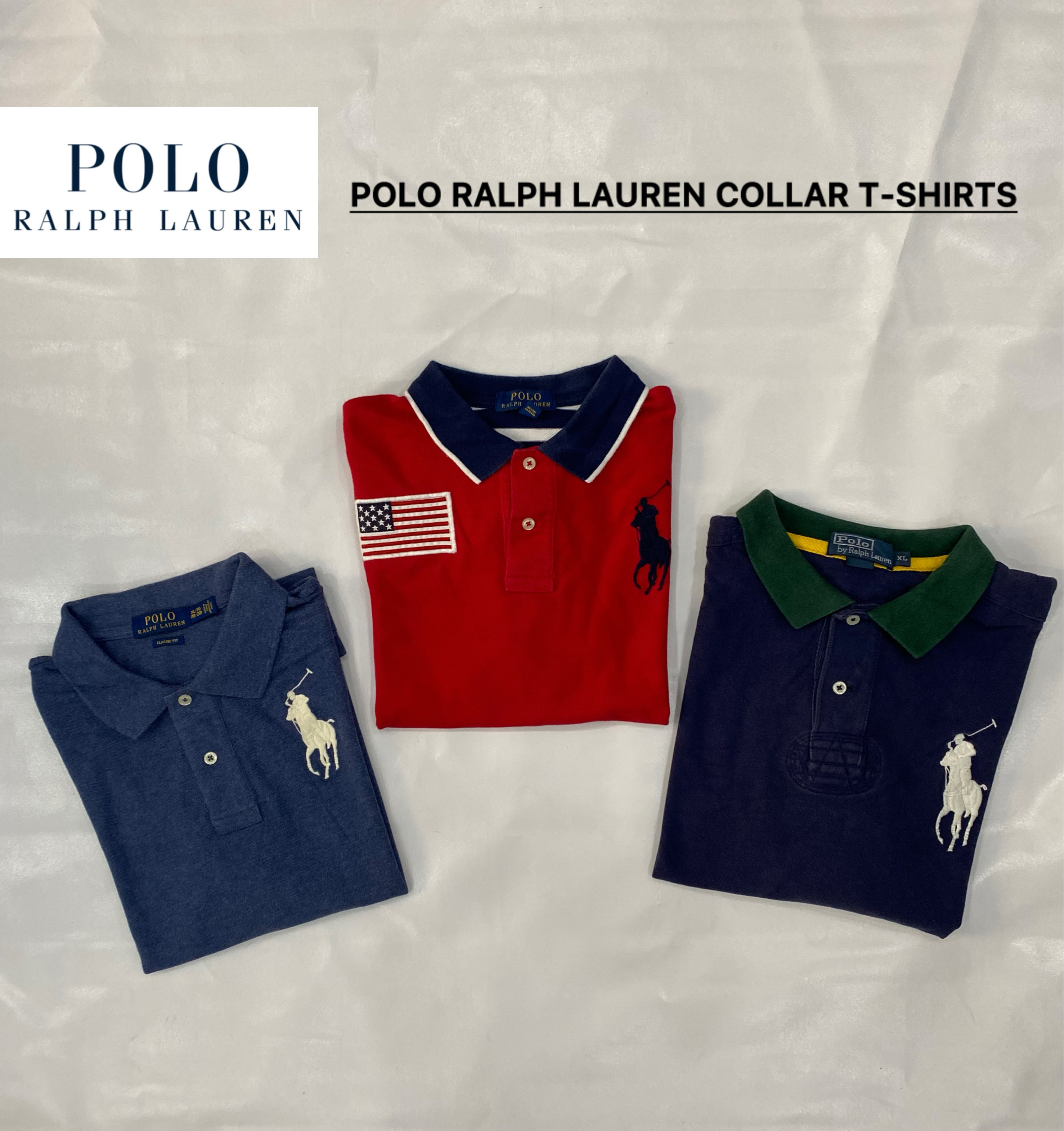 Braned Polo Ralph Lauren Collar T-shirts