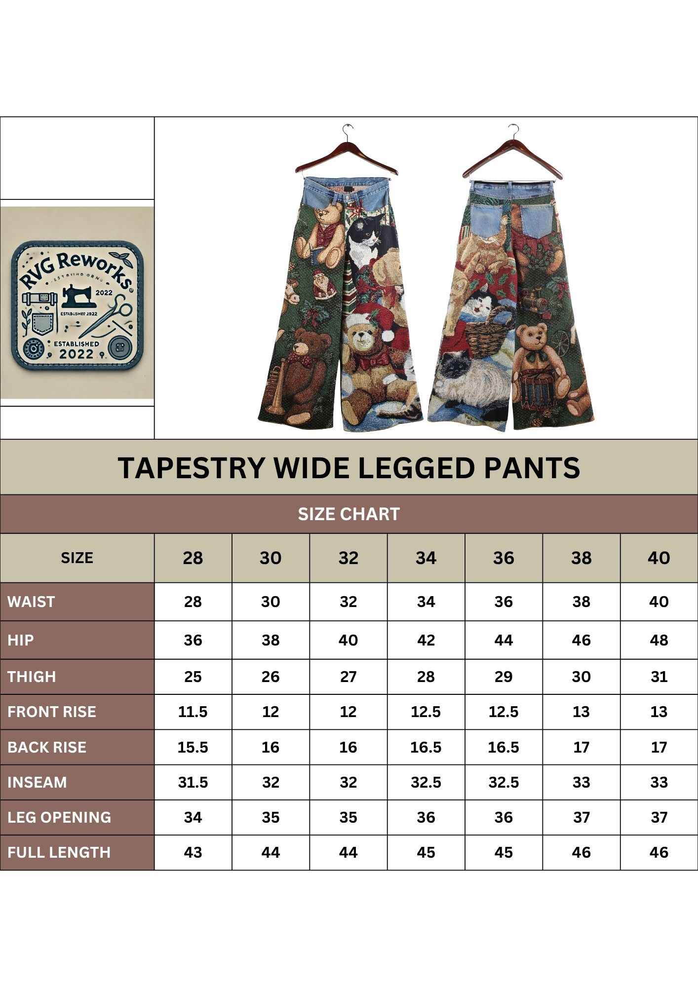 Pantalon en tapisserie recyclé