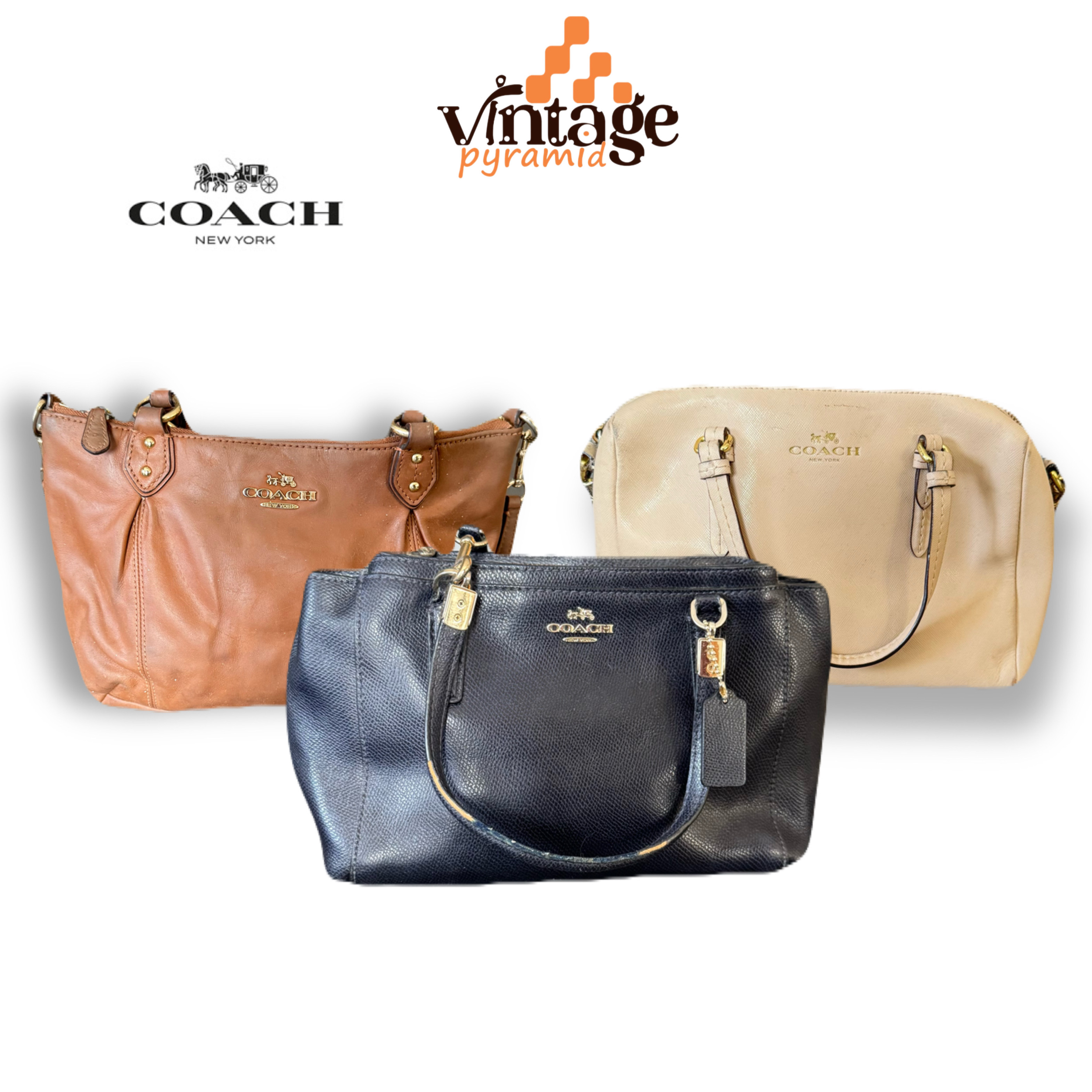 VPX393 プレミアム ビンテージ コーチ バッグ