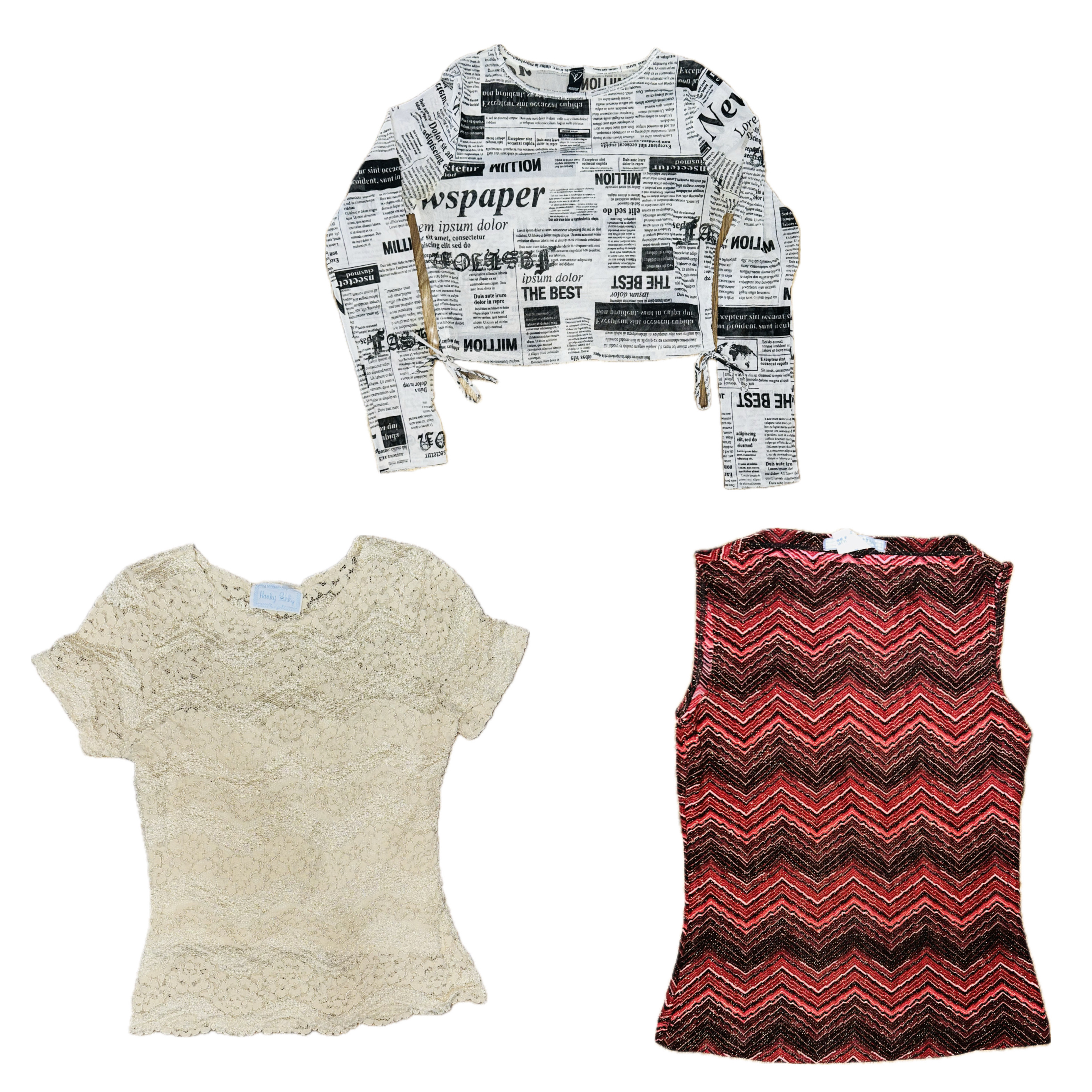 Y2Kゴシックトップス