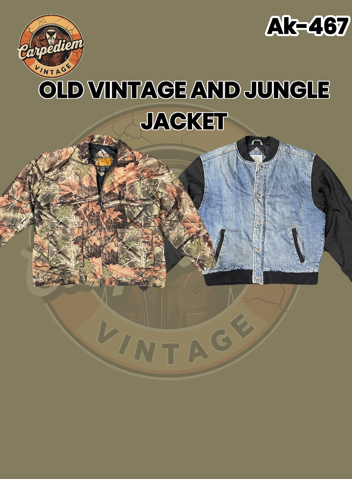 オールドビンテージ アンド ジャングルジャケット Ak-467