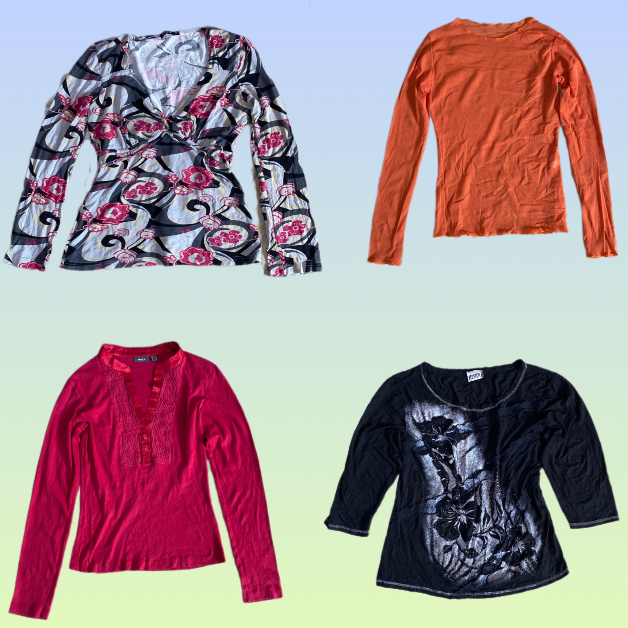 Y2K magliette a maniche lunghe (TS-1481)