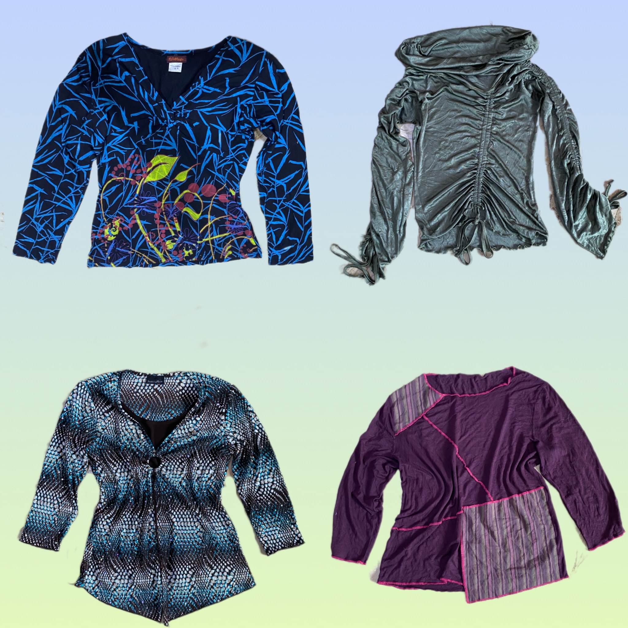 Y2K Grunge Full Sleeve Tops (TS-1482))