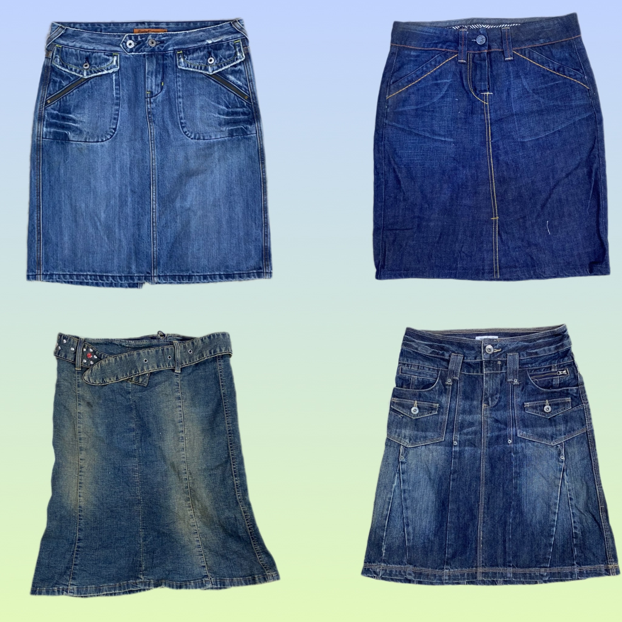 Gonne Drnim Mido uniche Y2K (TS-1484)