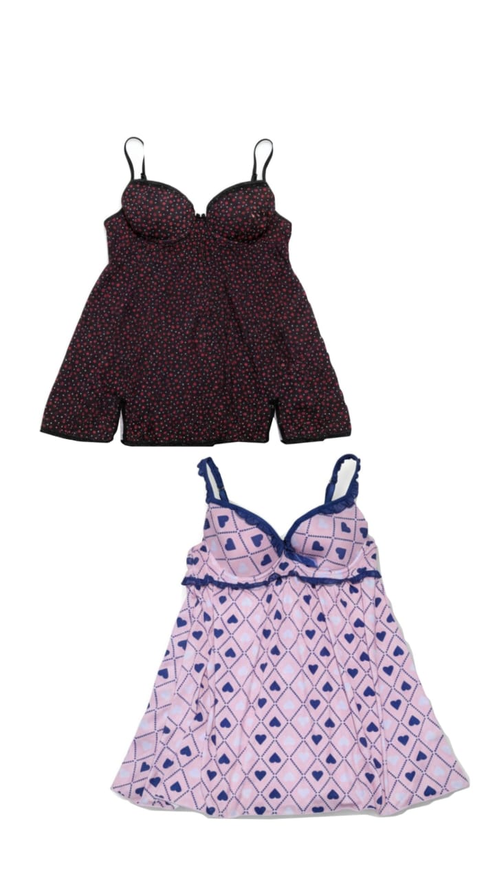 Yv72 Babydoll Tops Mix -7p