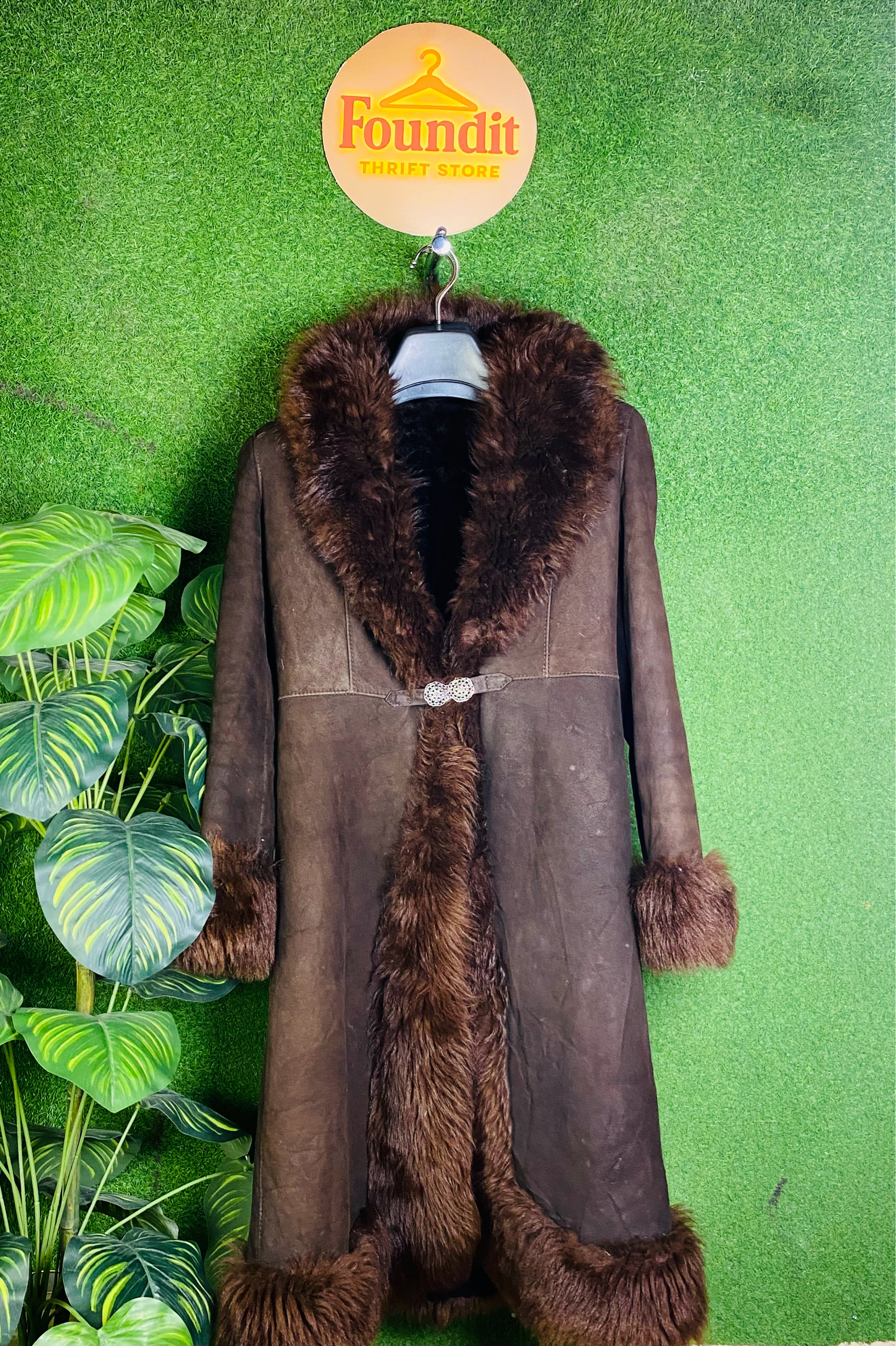 Manteau afghan de style Y2K