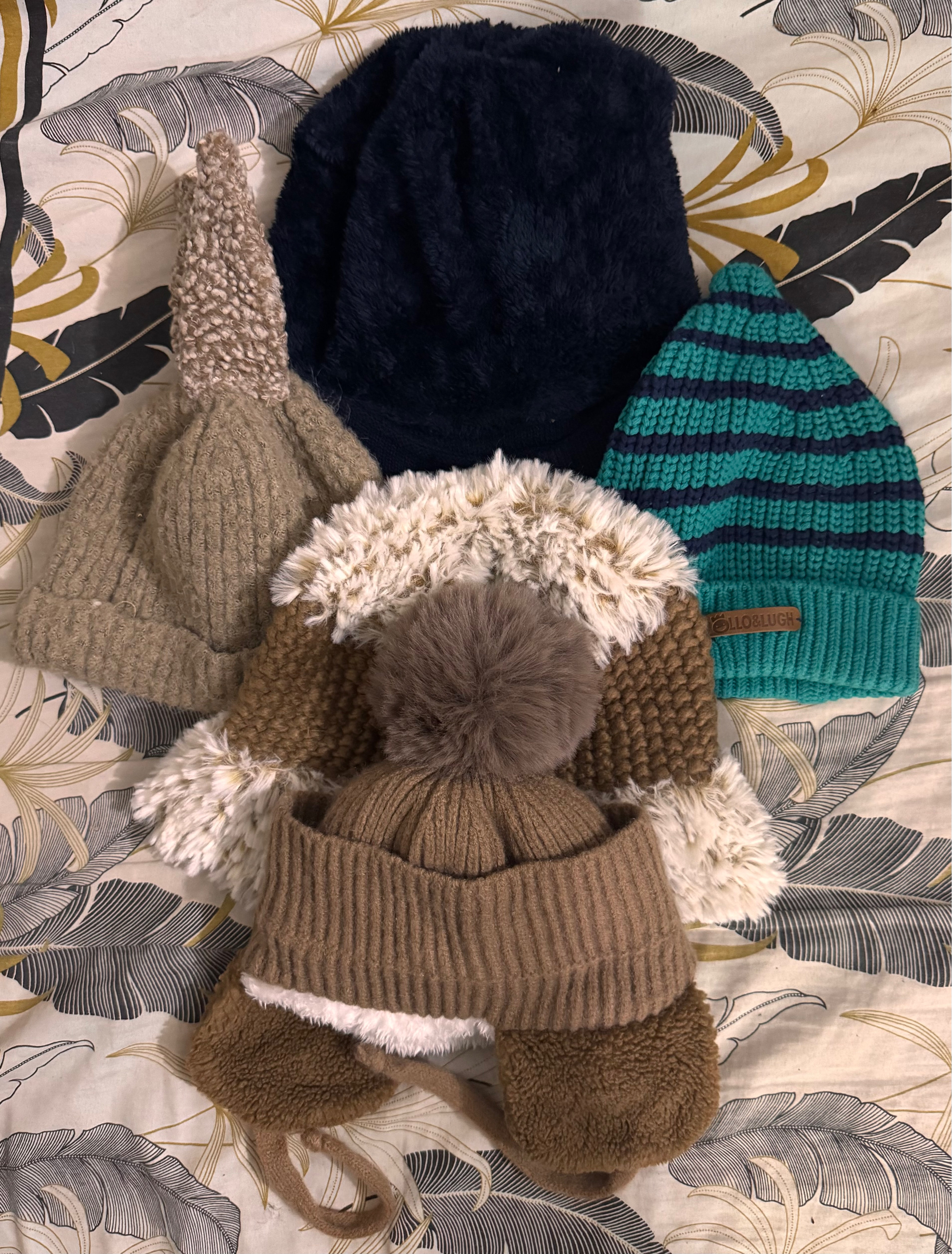 Boys’ Winter Hat Bundle – Cozy Mixed Lot