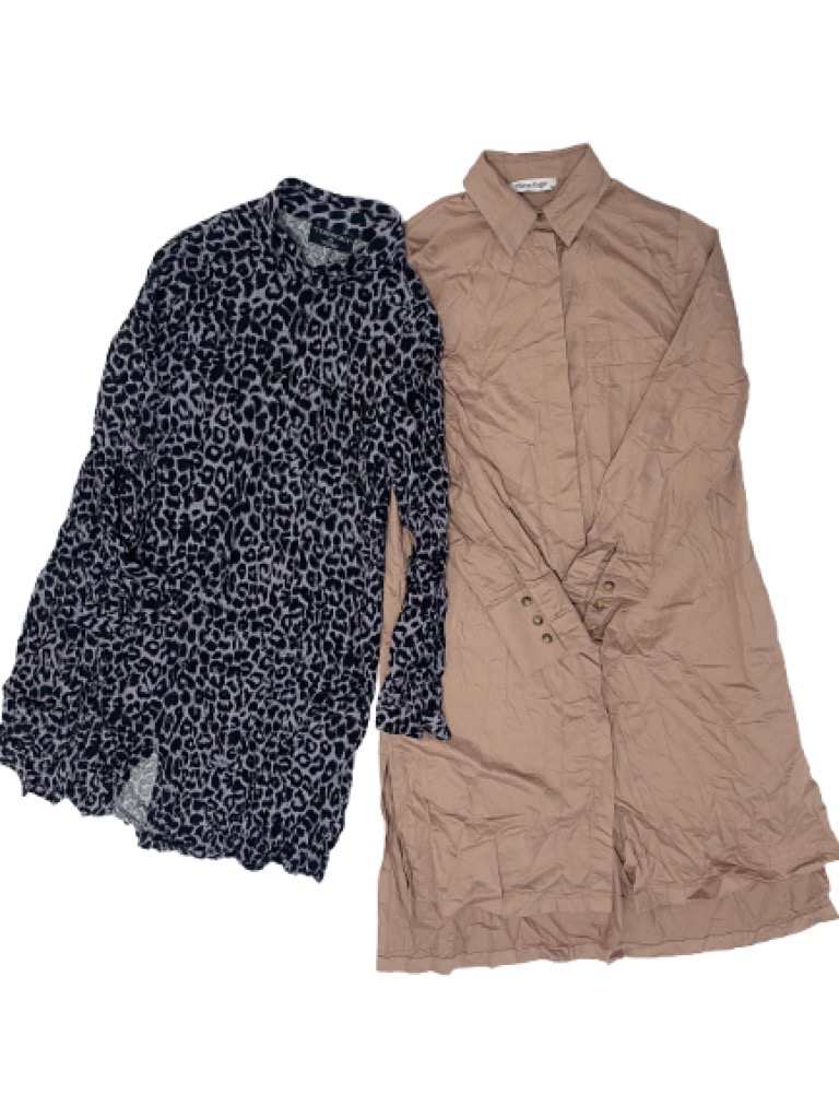 「ウィメンズ ロング シャツ ドレス」