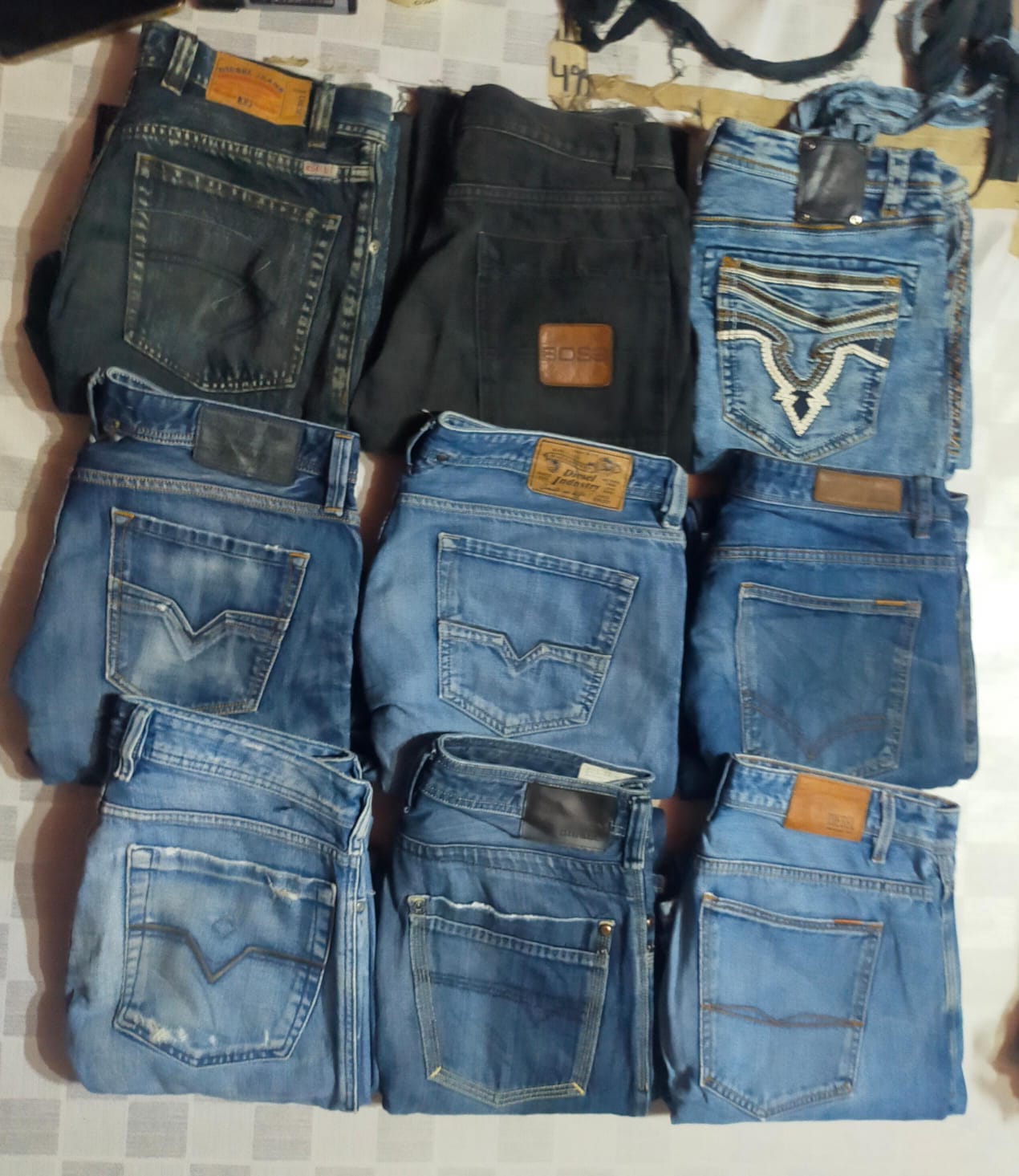DIESEL AND OTHER MIX BRANDS JEANS (ID 1003)