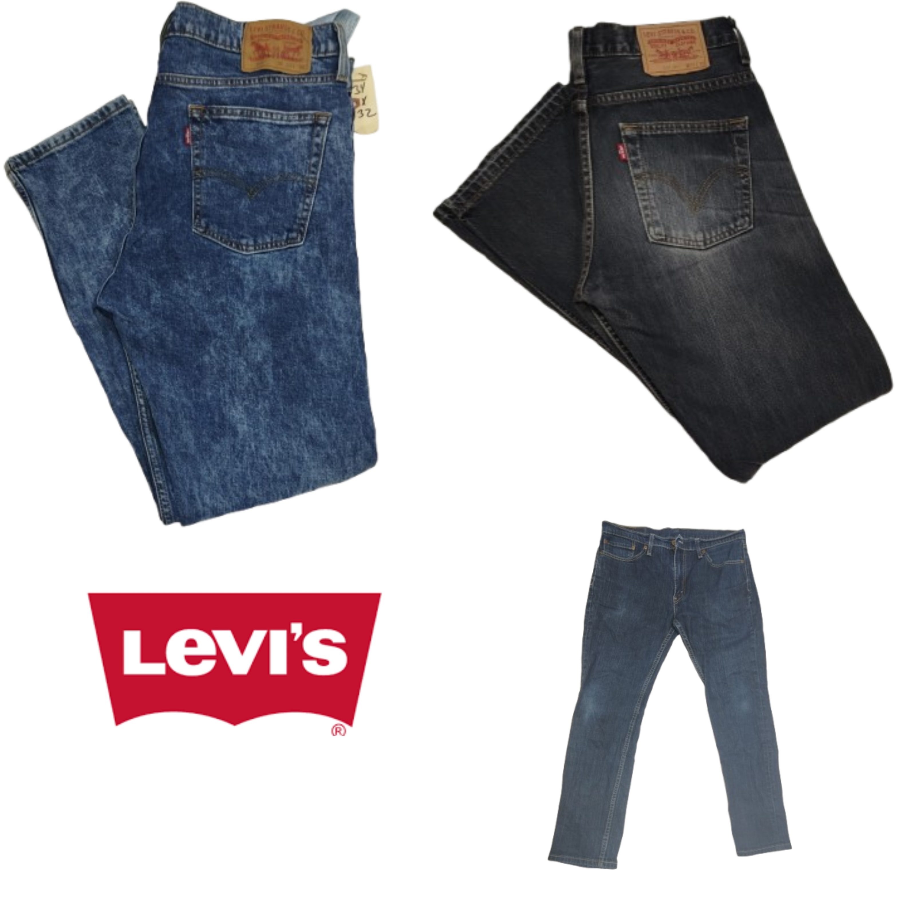 ヴィンテージ・リーバイス・ミックス・ジーンズ（RVV-17）