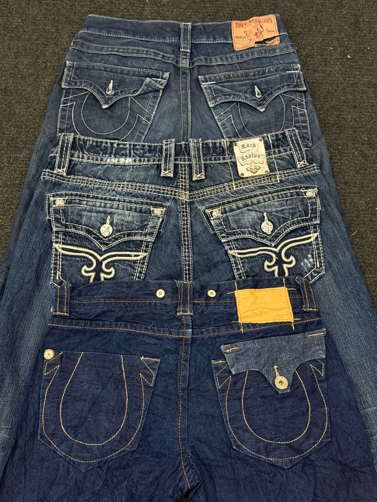 True Religion and Rock Revival Jeans