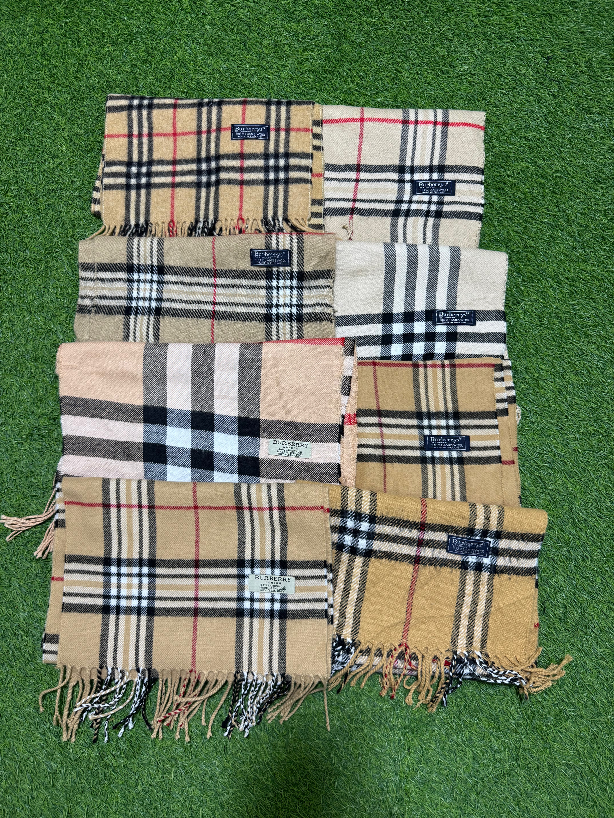 Beige Burberry Scarves