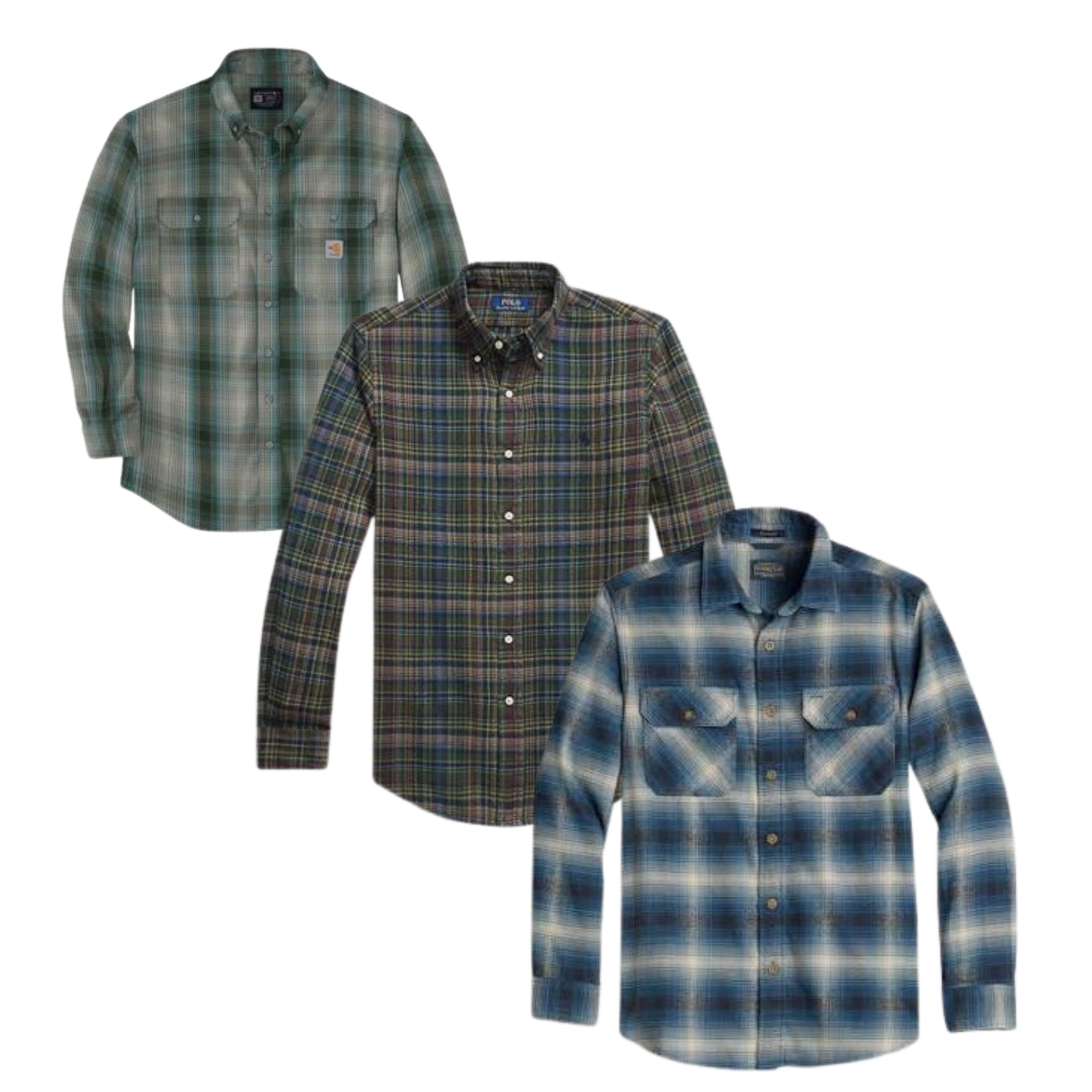 ヴィンテージ ブランド フランネル シャツ (RVV-13)