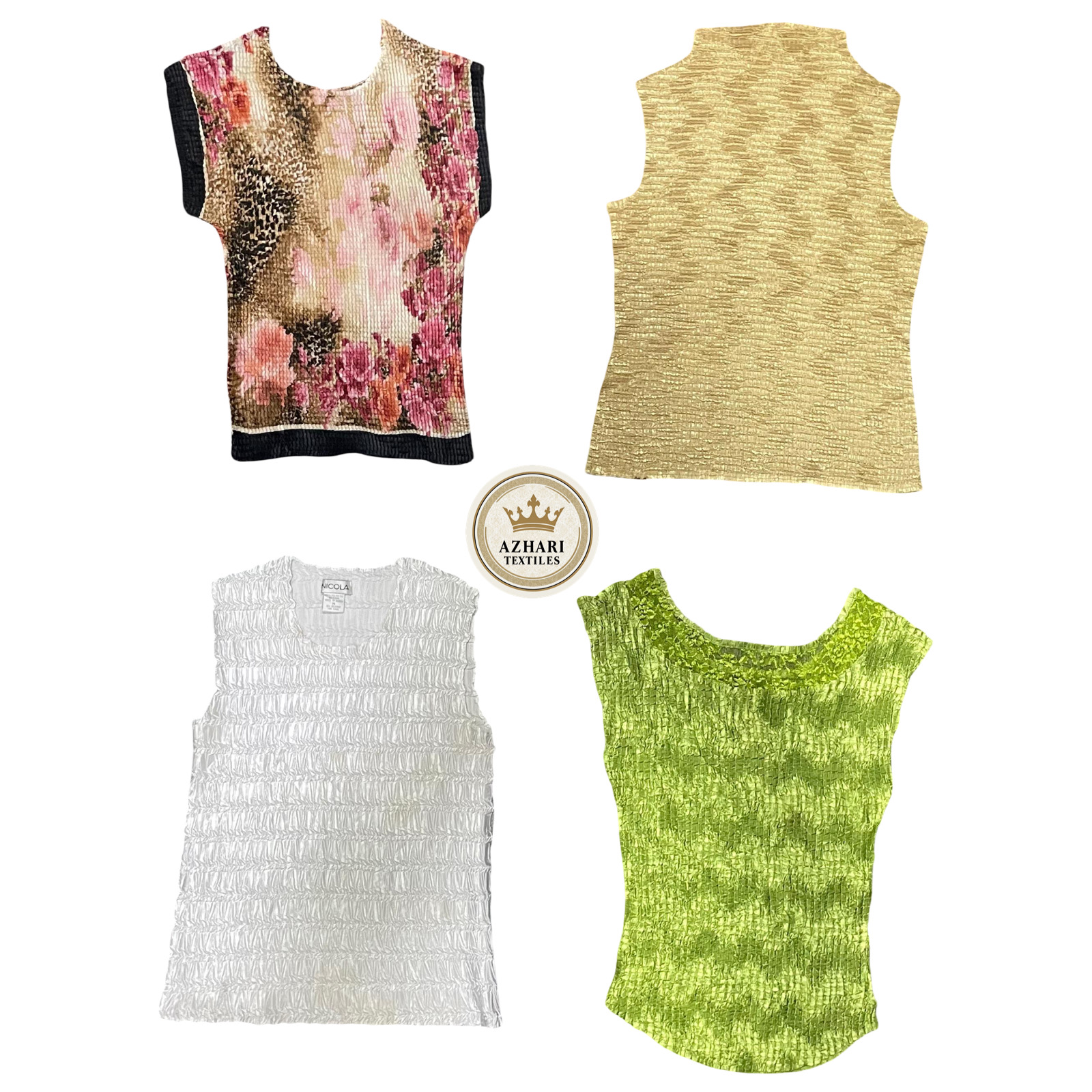 Y2k Crincle Tops AT131