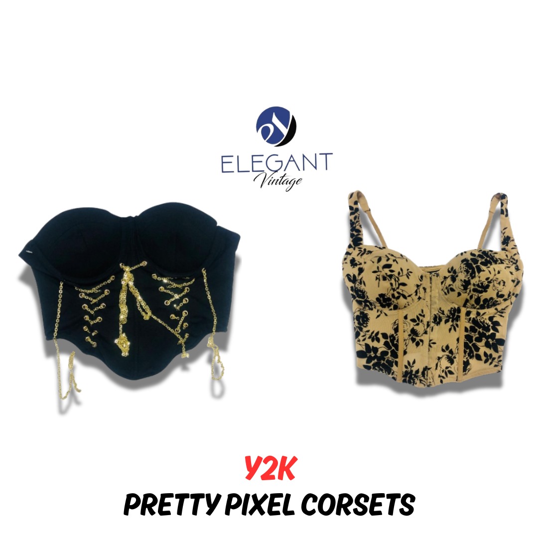 Y2K Pretty Pixel Corsets - EV0517