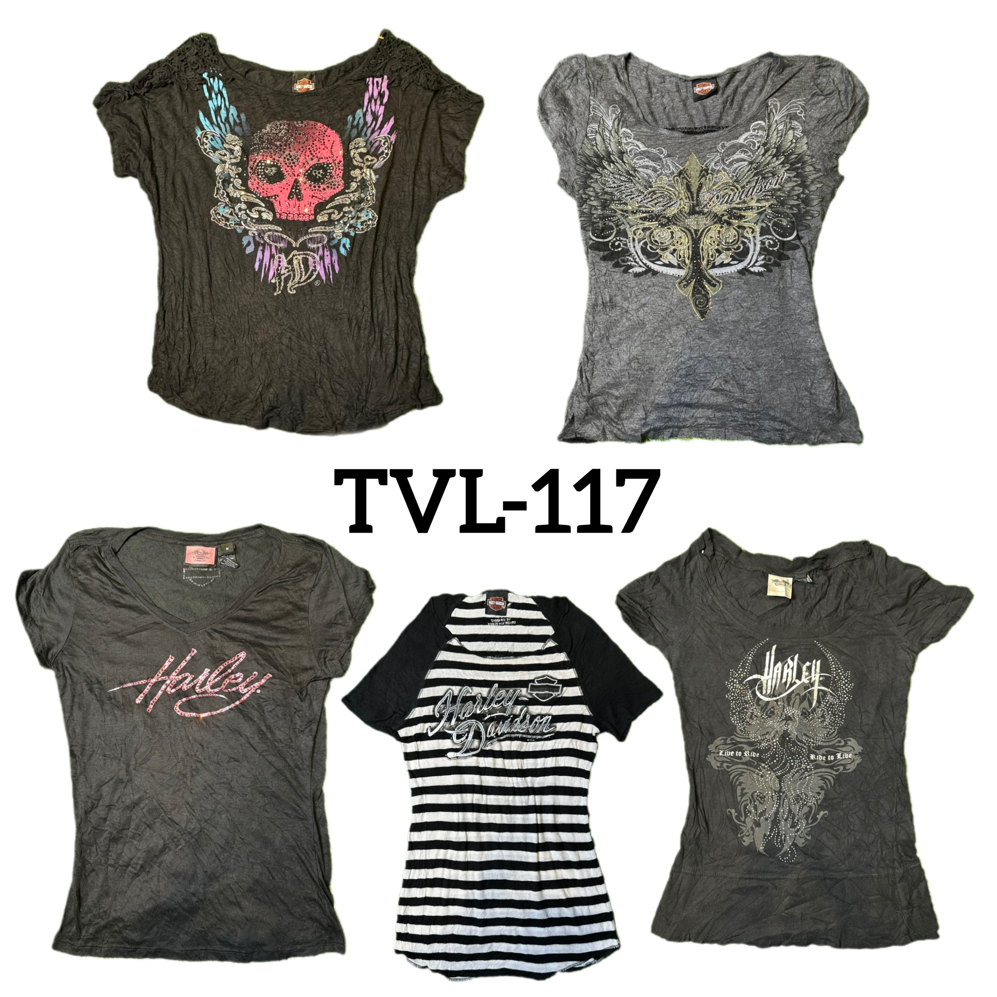 Y2K / ヴィンテージ ハーレーダビッドソン Tシャツ (TVL-117)