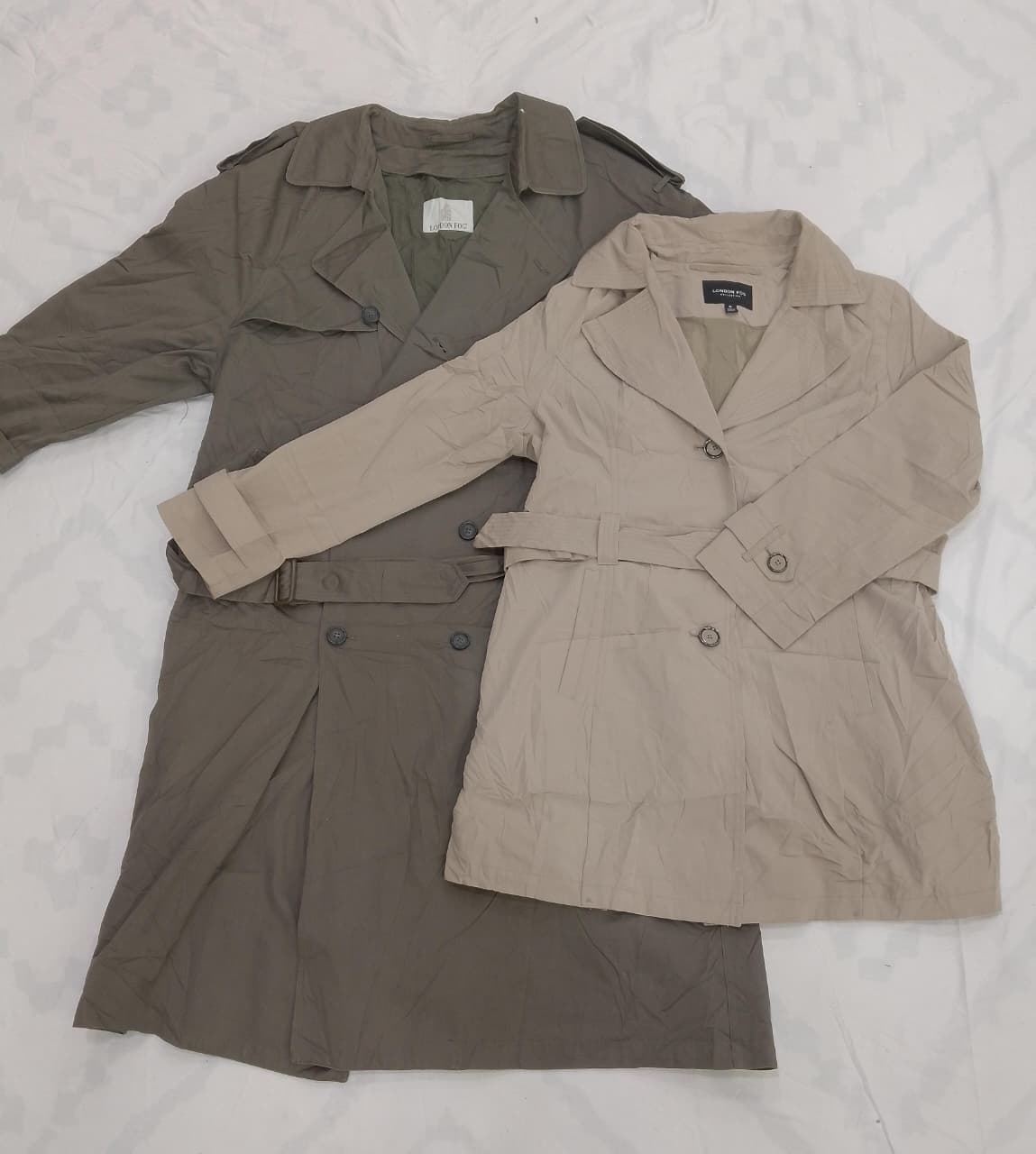 ZV0704 London Fog Trench Coat