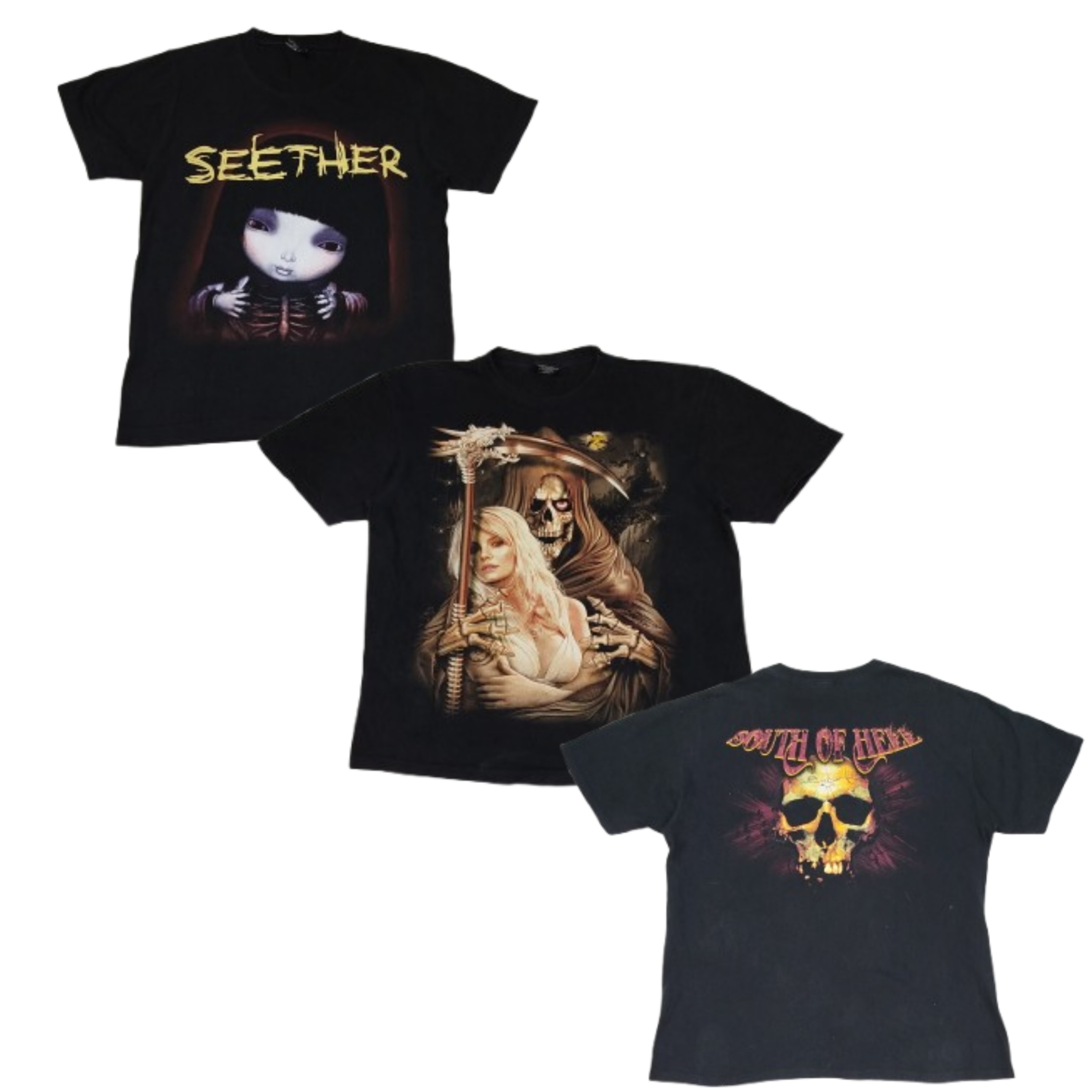 パンクスカルTシャツ (RVV-023)