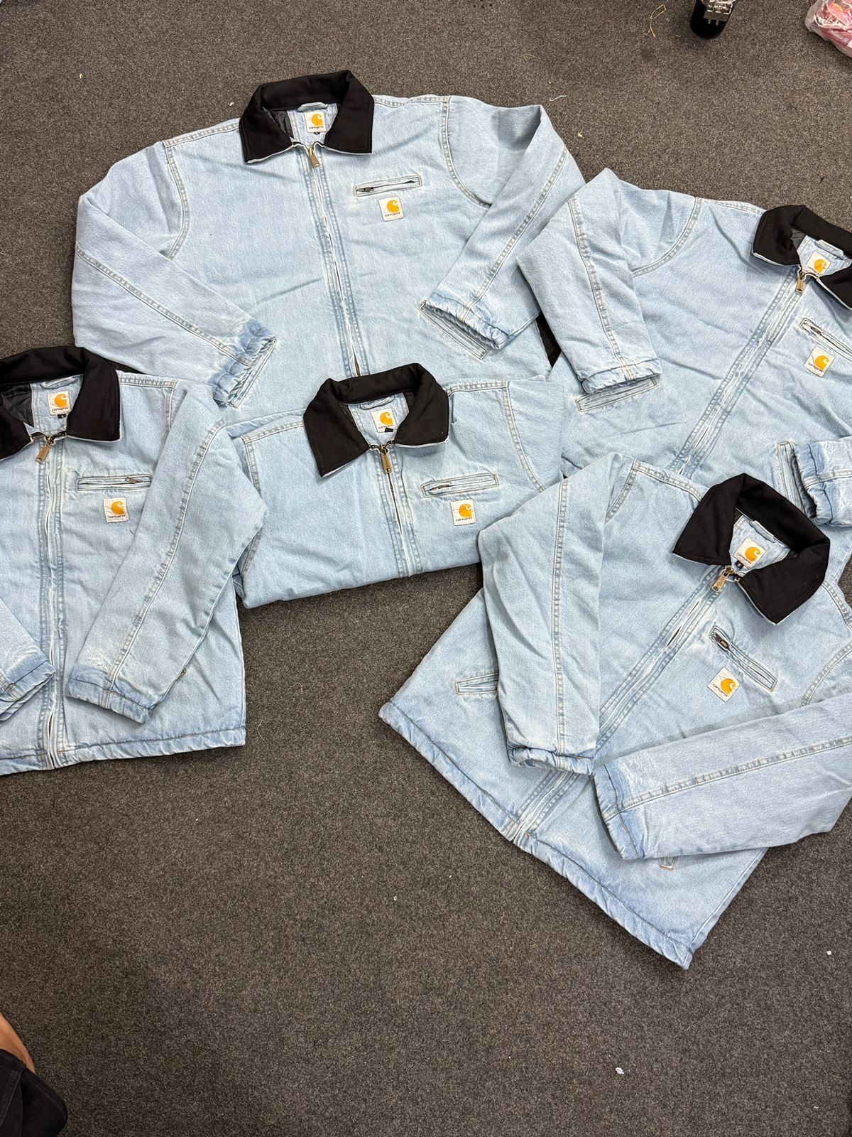 カーハート ライトブルー デトロイト リワークスタイル ジャケット