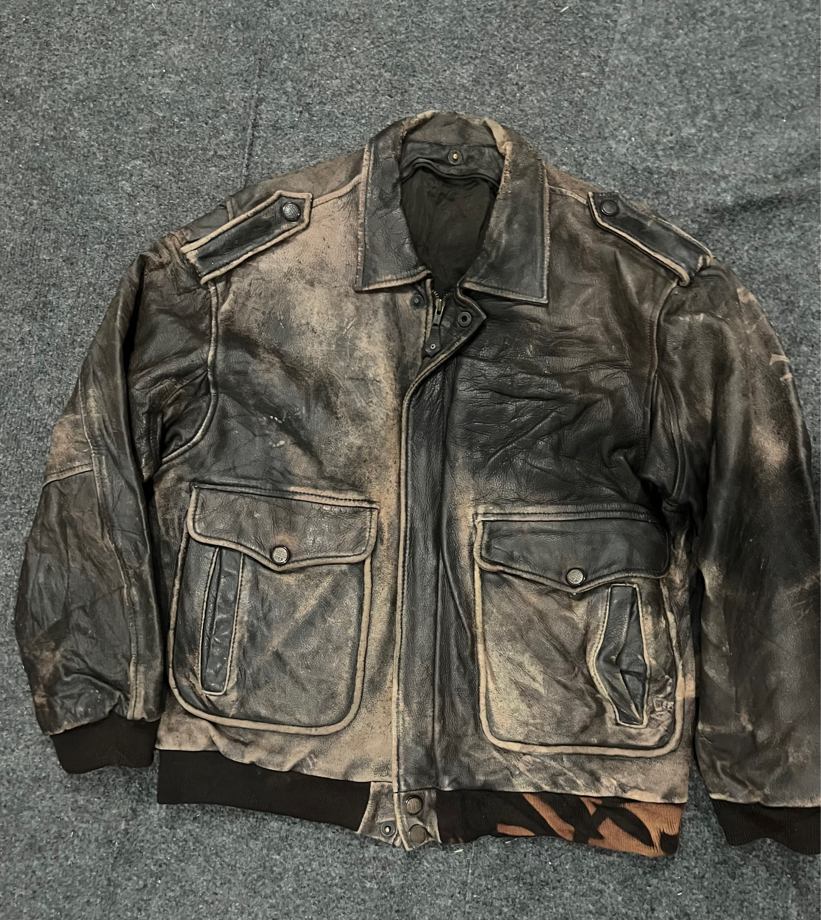 Leather flight Jackets