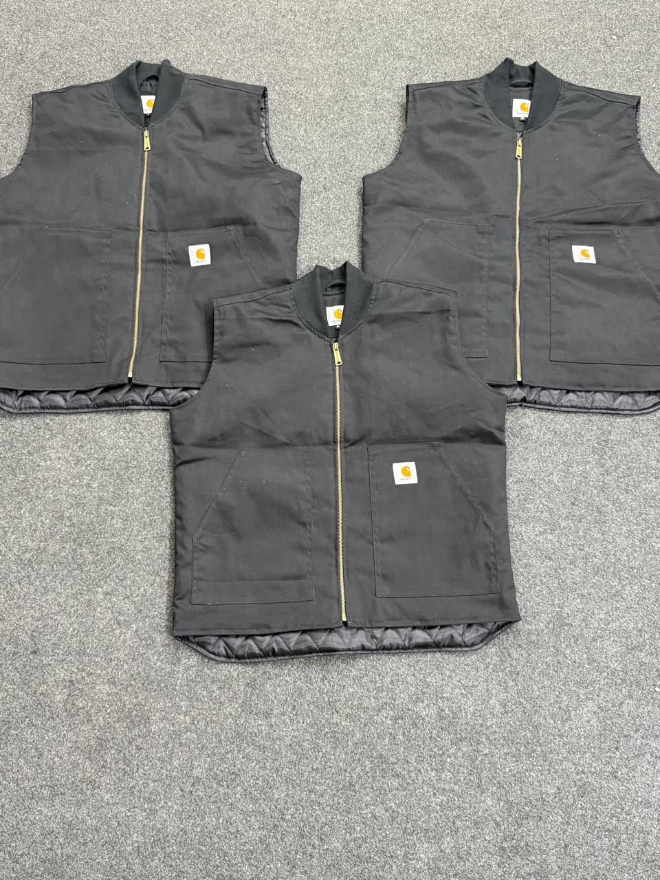 Carhartt Gilet Black Rework Style Jackets