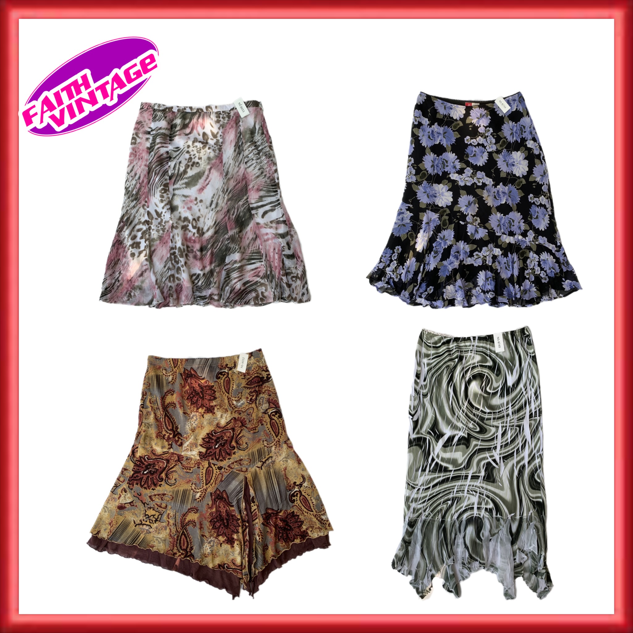「オールスタイル フローラル スカートミックス (FV-075)」