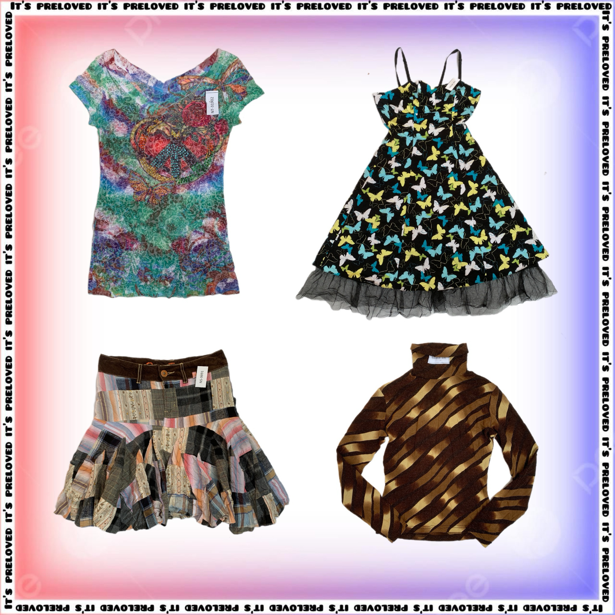 Cosmic Rainbow Closet - Tops, Drsses, Skirts SS-(1602)