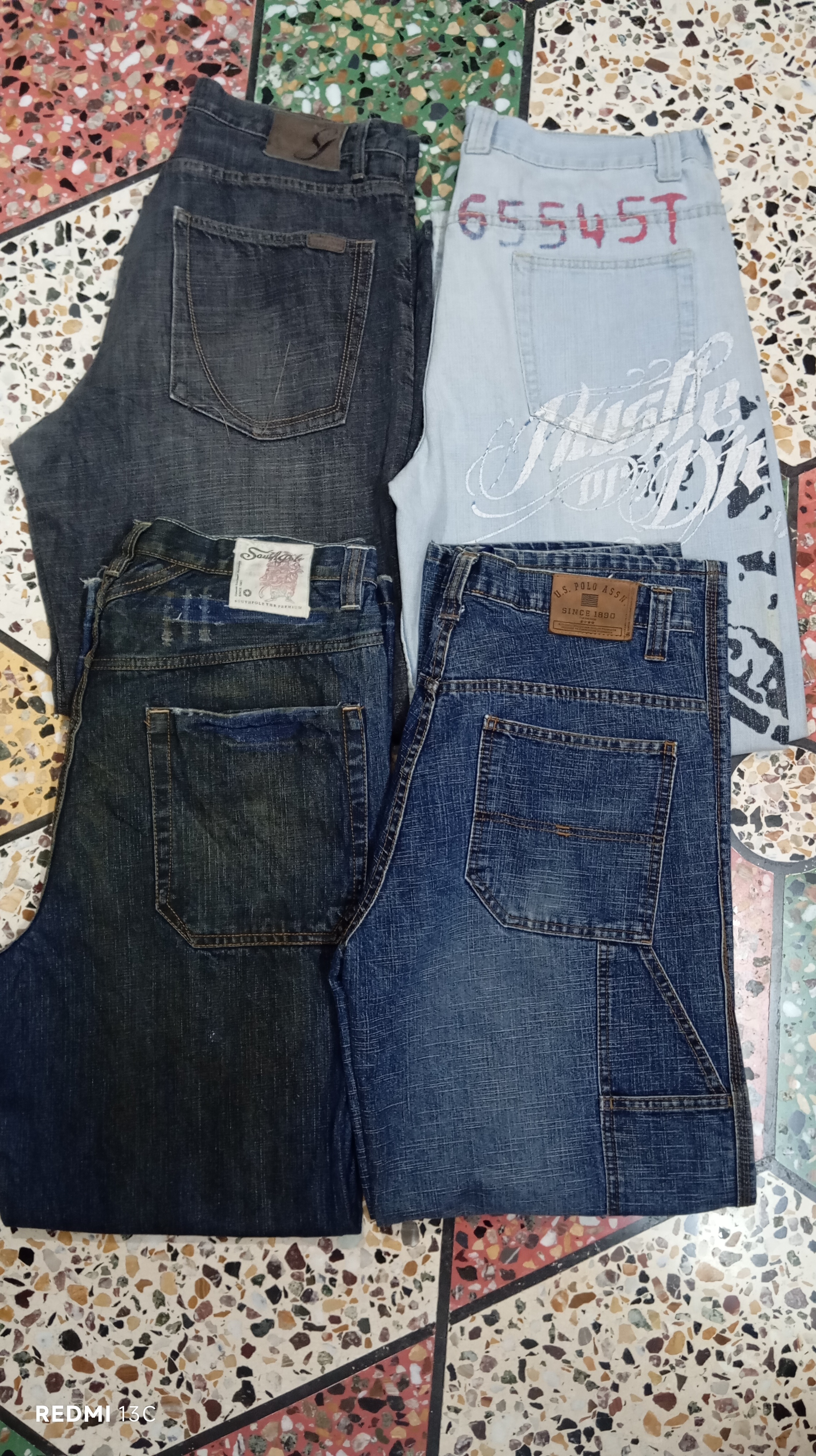 Jean baggy hip hop pour hommes