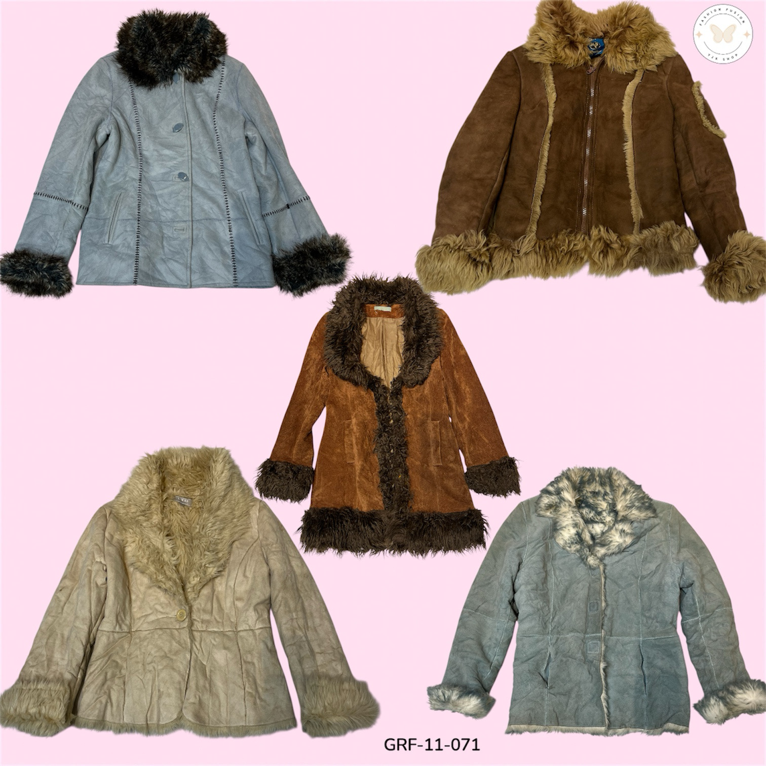 Premium Afghan Short Coat – Elegant Warm Outerwear (GRF-11-071)