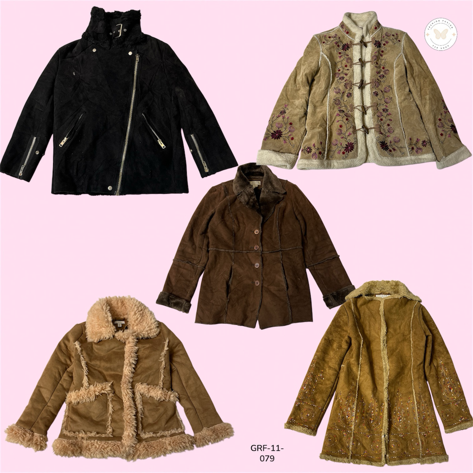 Luxury Shearling Coat – Cozy & Timeless Outerwear (GRF-11-079)